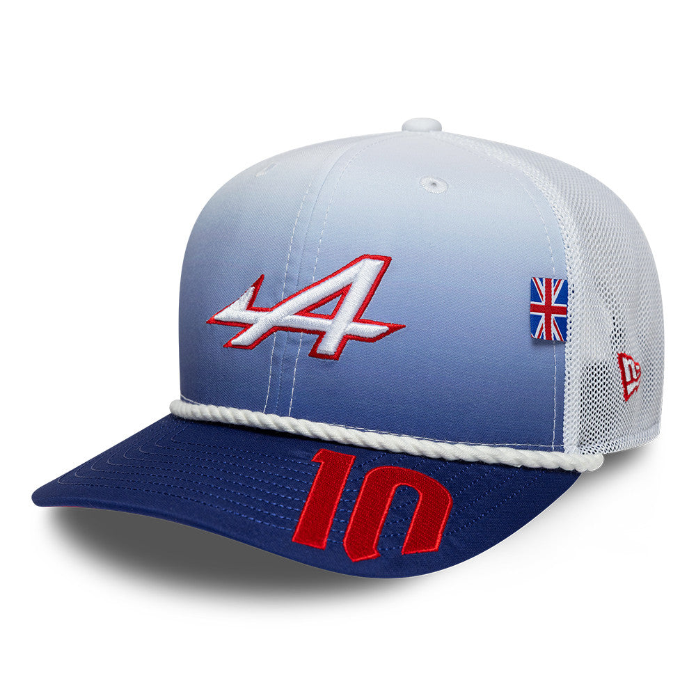 Alpine F1 Pierre Gasly 2026 Silverstone 9Seventy Cap Stretch Snap Adults - White