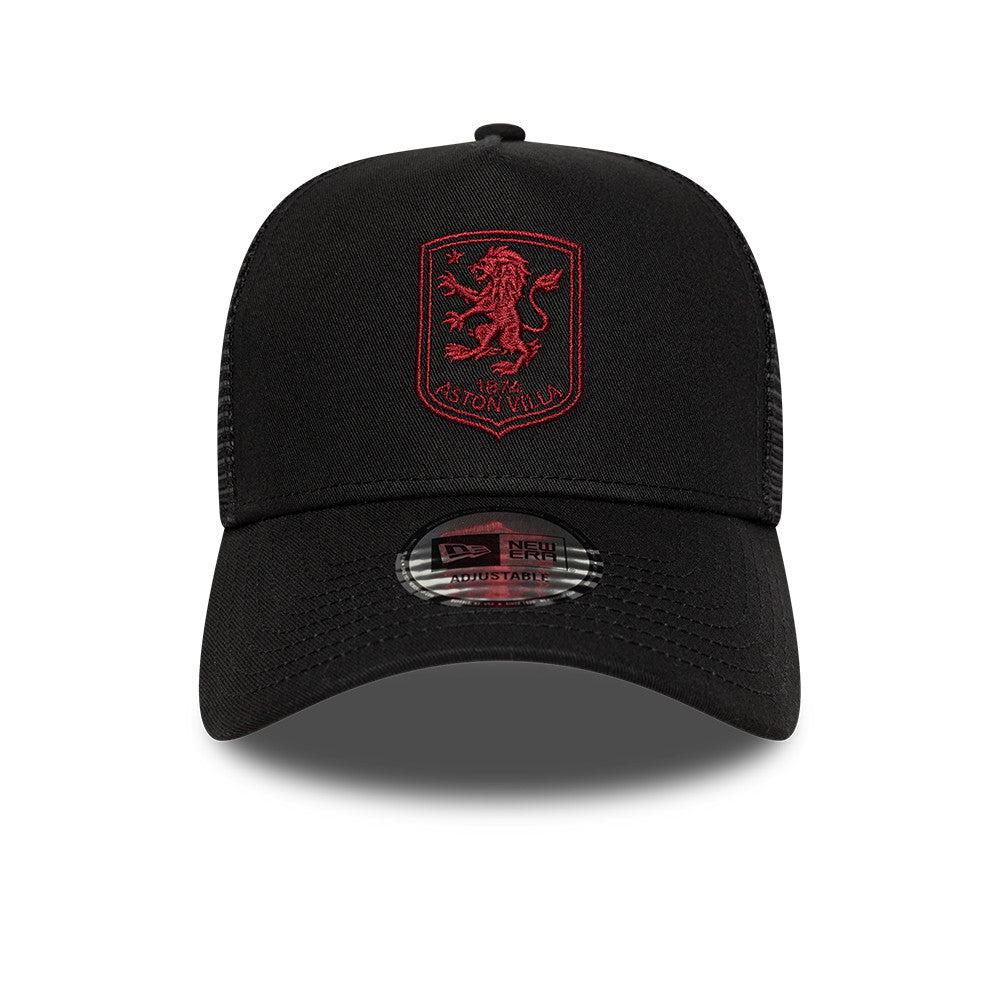 Aston Villa Core Trucker Cap Adults - Black