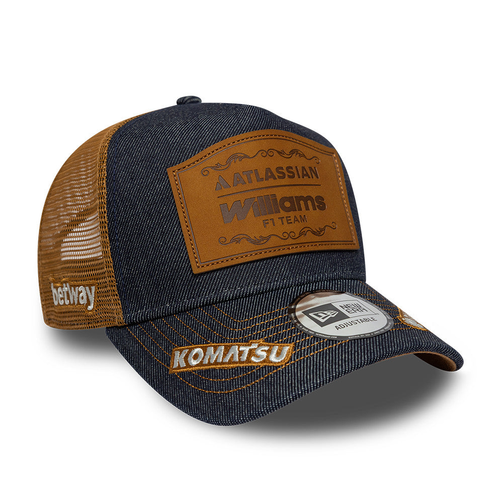 Williams F1 Carlos Sainz Austin Trucker Cap Adults - Night Shift Navy