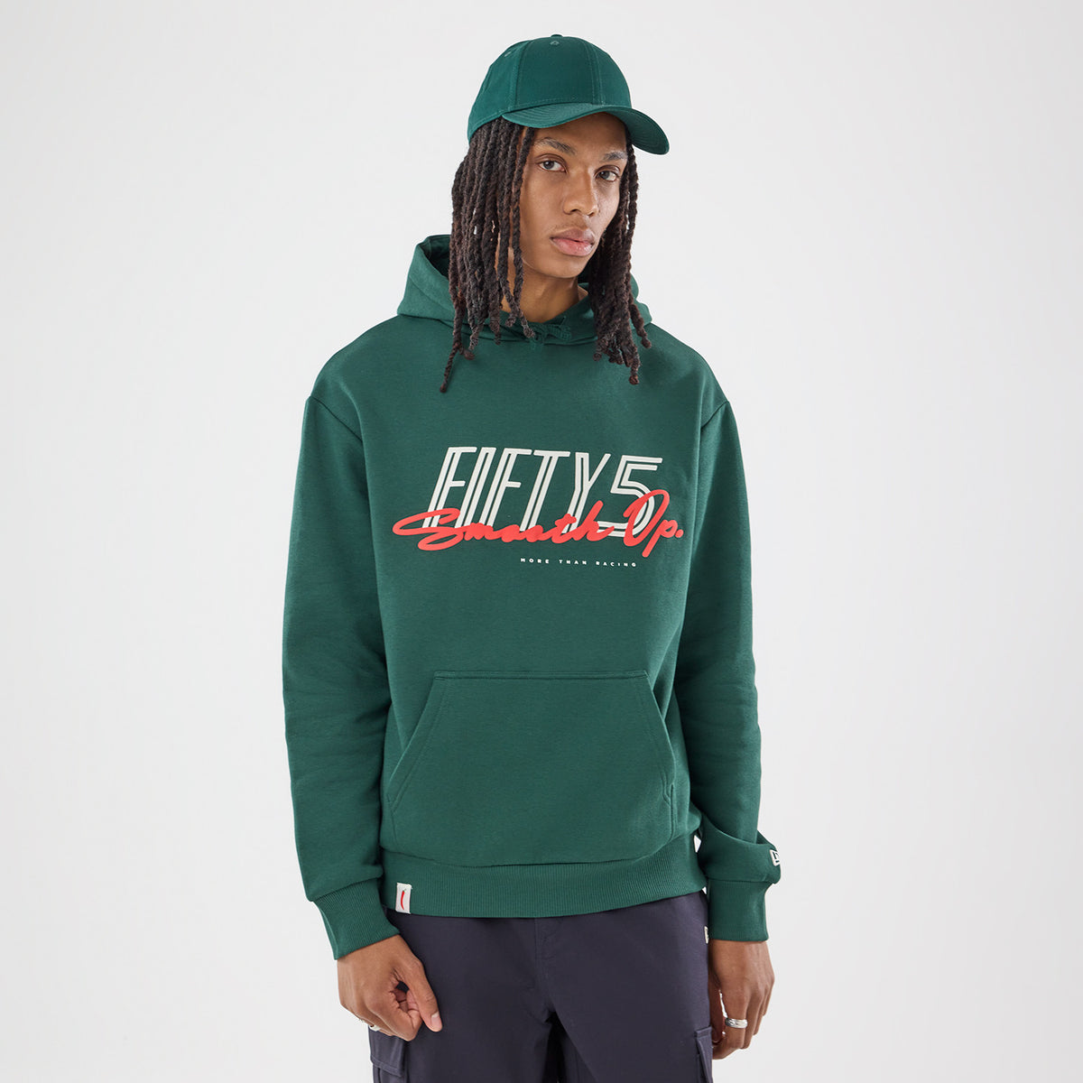 Team Fifty5 Smooth Operator Oversized Hoodie Adults - Dark Green