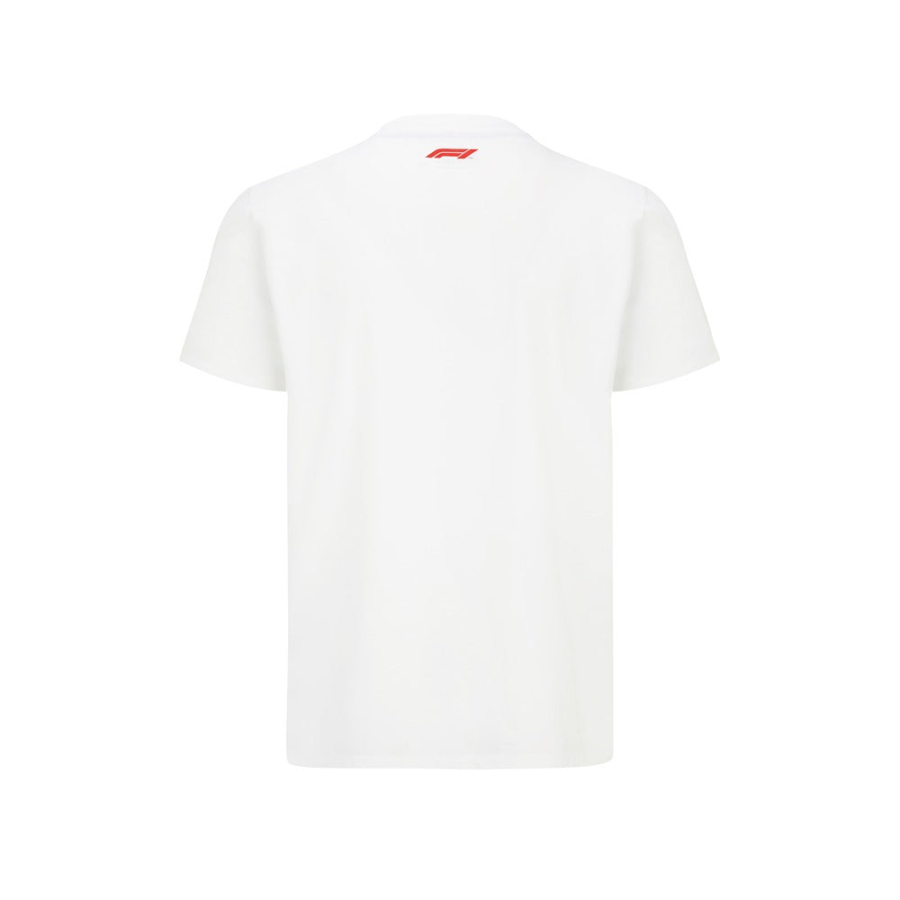 Formula One Mens Small Box Logo Graphic Tee