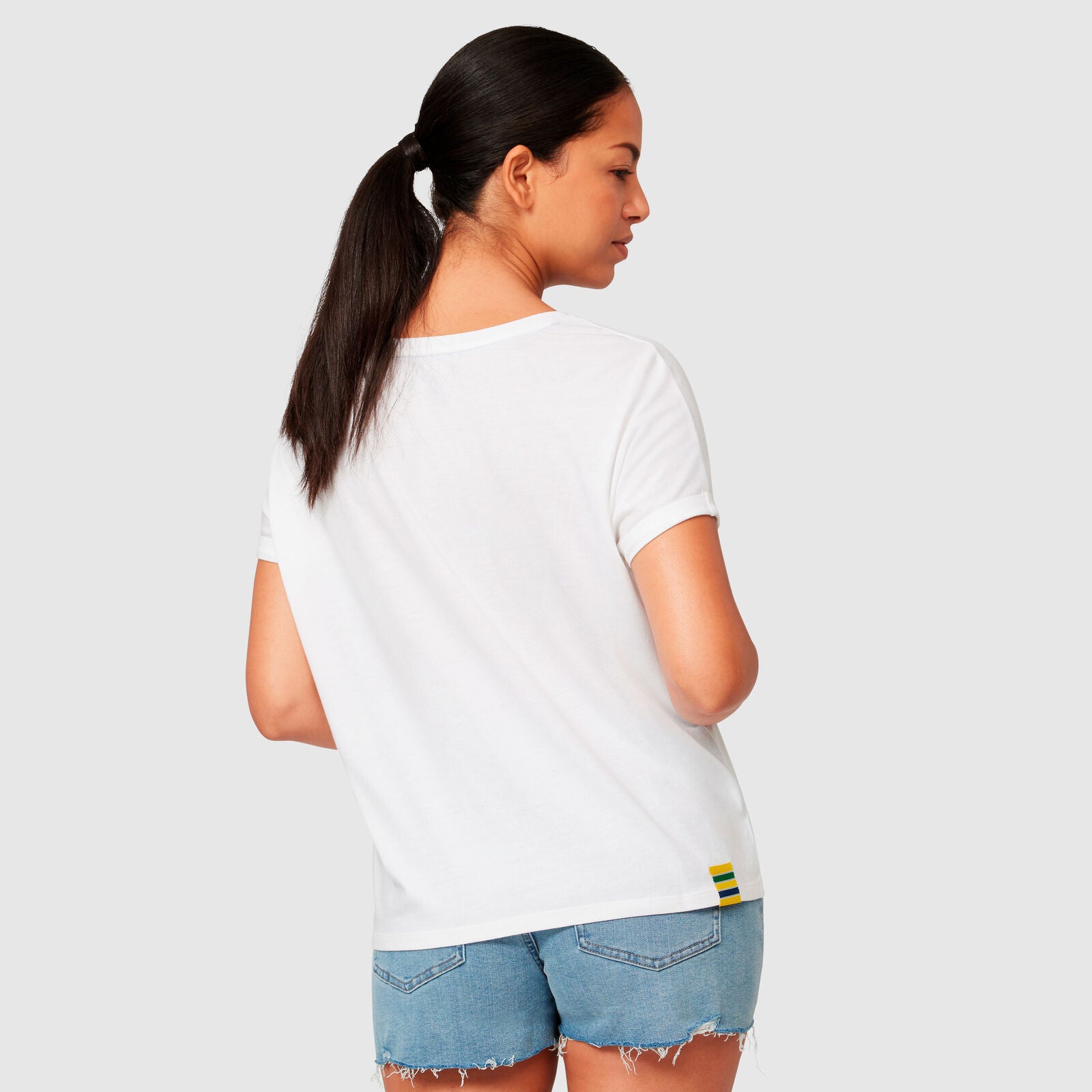 Ayrton Senna Womens Flag Tee