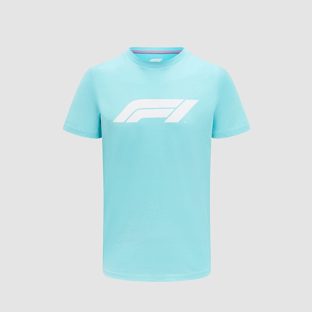 F1 Mens Pastel Miami Tee - Blue
