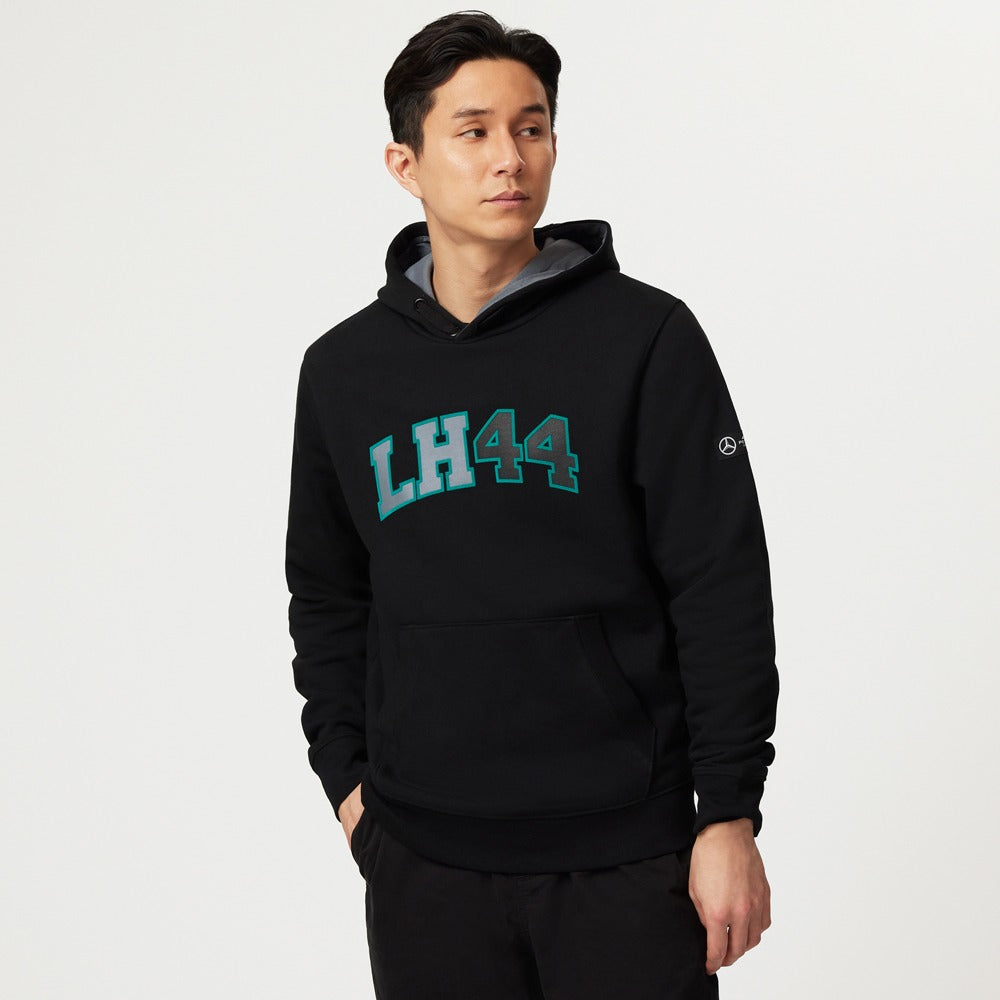 Mercedes AMG Petronas F1 Lewis Hamilton Hoody Mens - Black