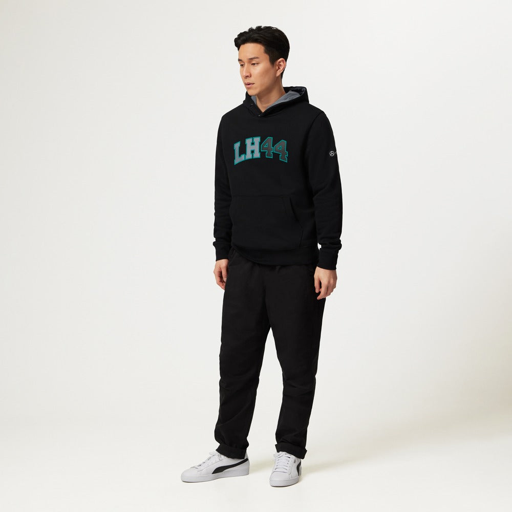 Mercedes AMG Petronas F1 Lewis Hamilton Hoody Mens - Black