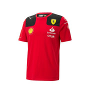 Scuderia Ferrari F1 2023 Team Sainz Tee Mens - Red