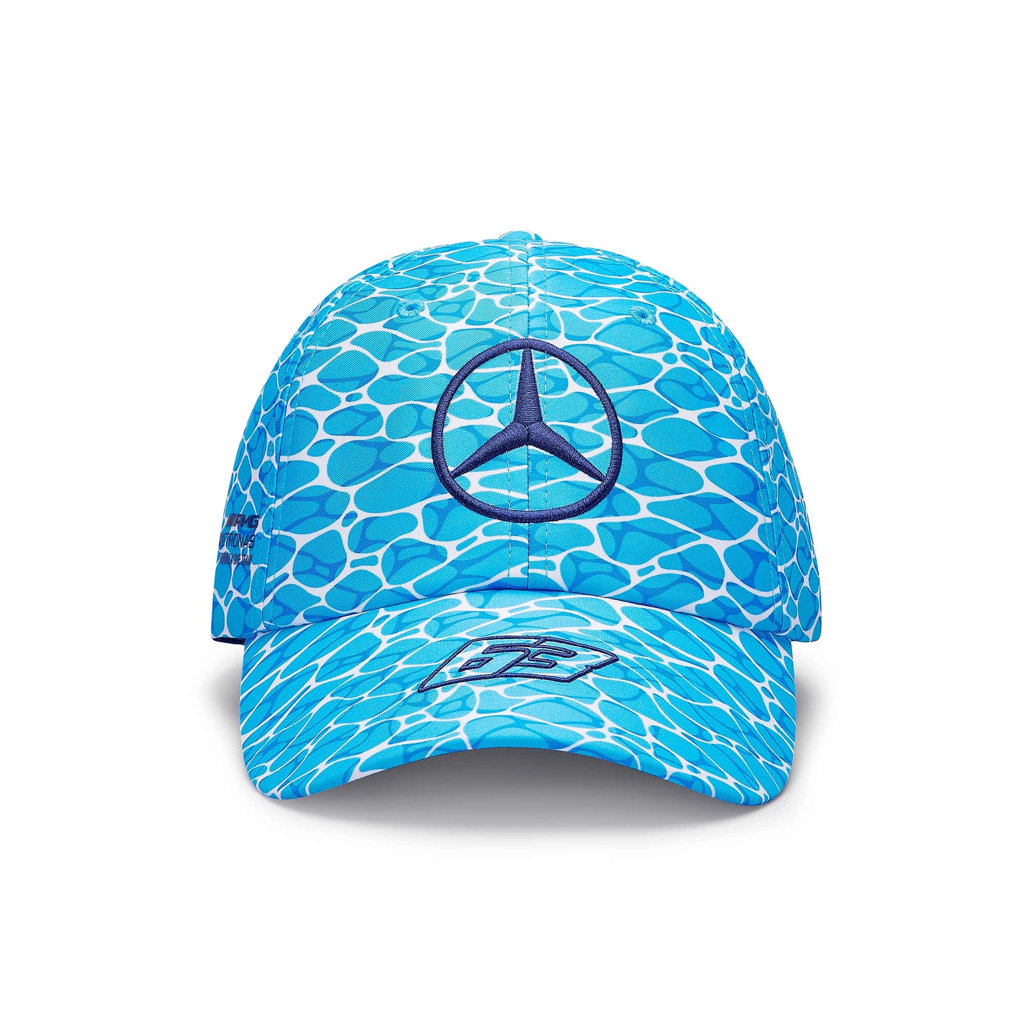 Mercedes AMG Petronas F1 2023 Team Special Edition George Russell Cap No Diving Adults - Blue