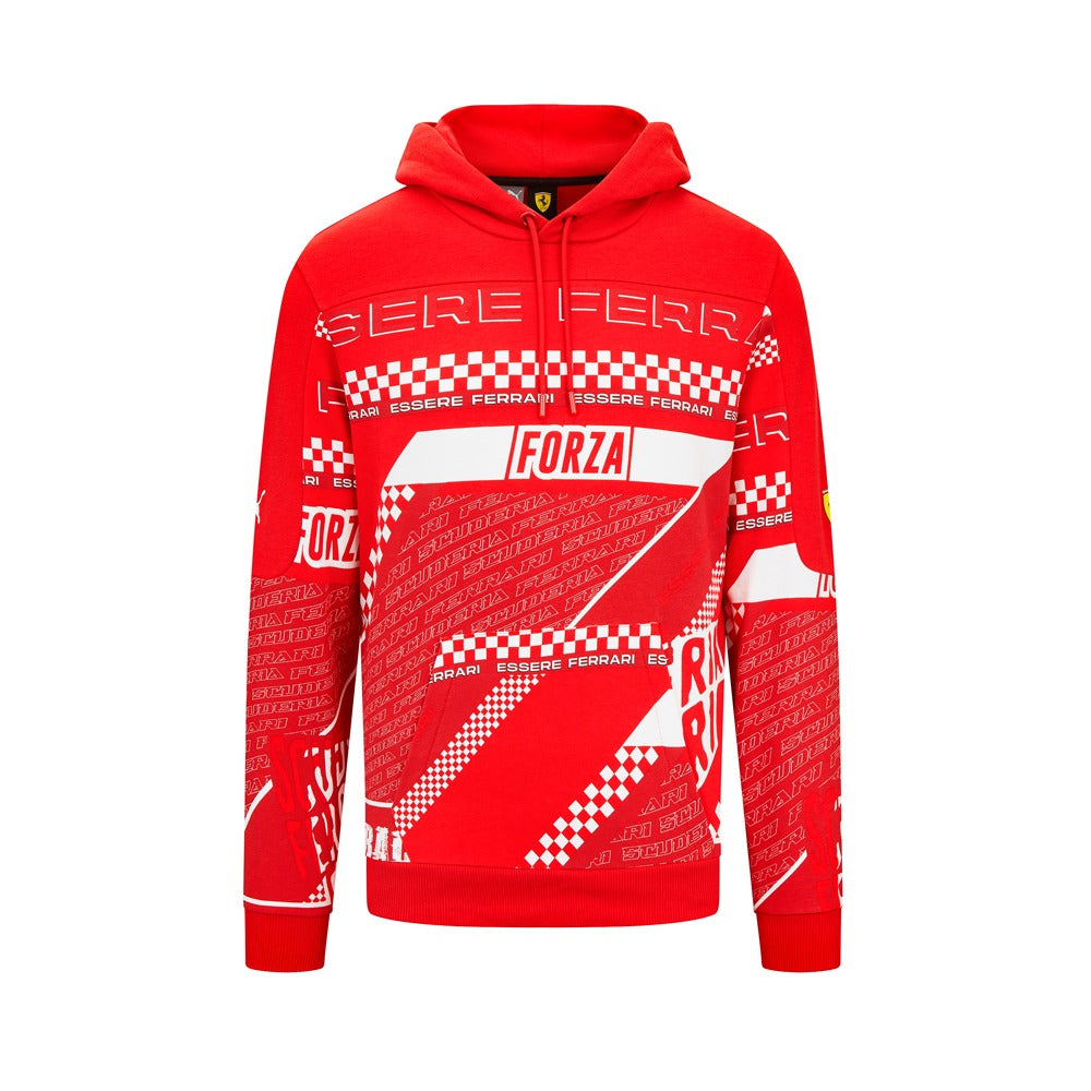Sf Fw Graphic Hoody Mens - Red
