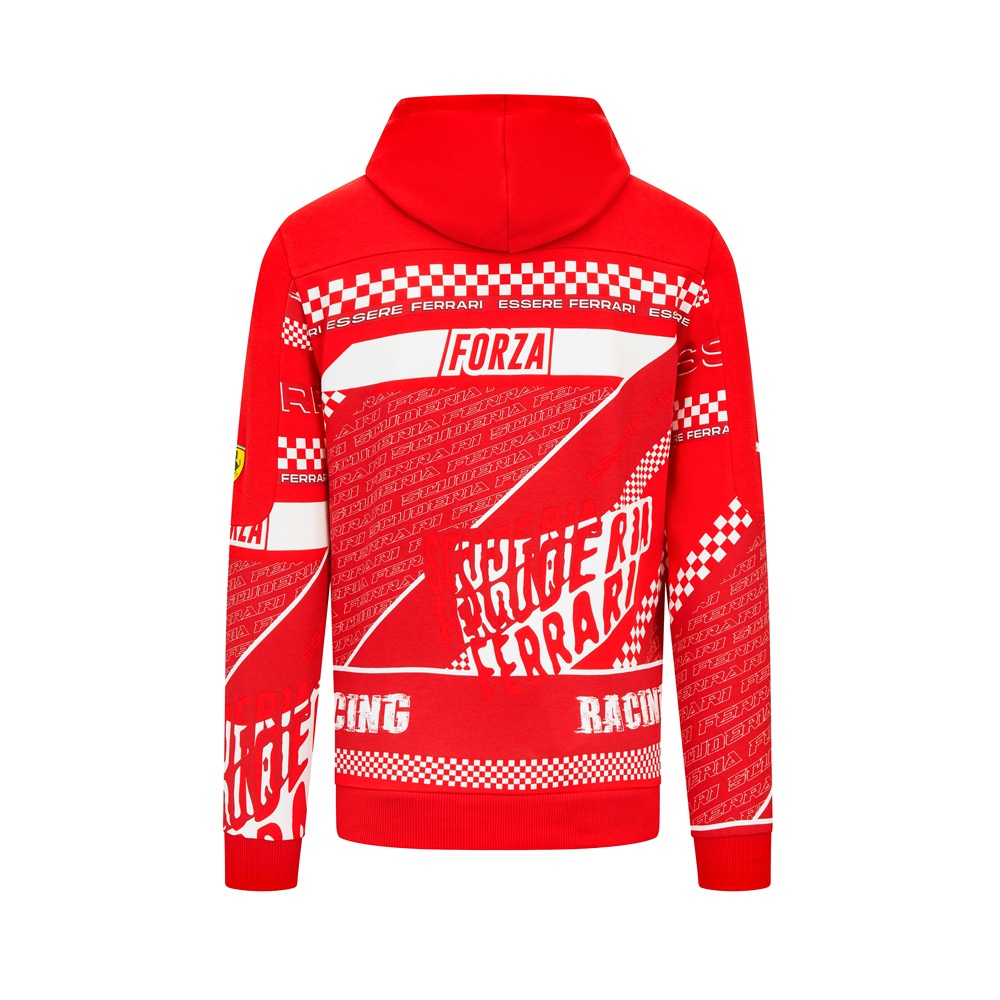 Sf Fw Graphic Hoody Mens - Red