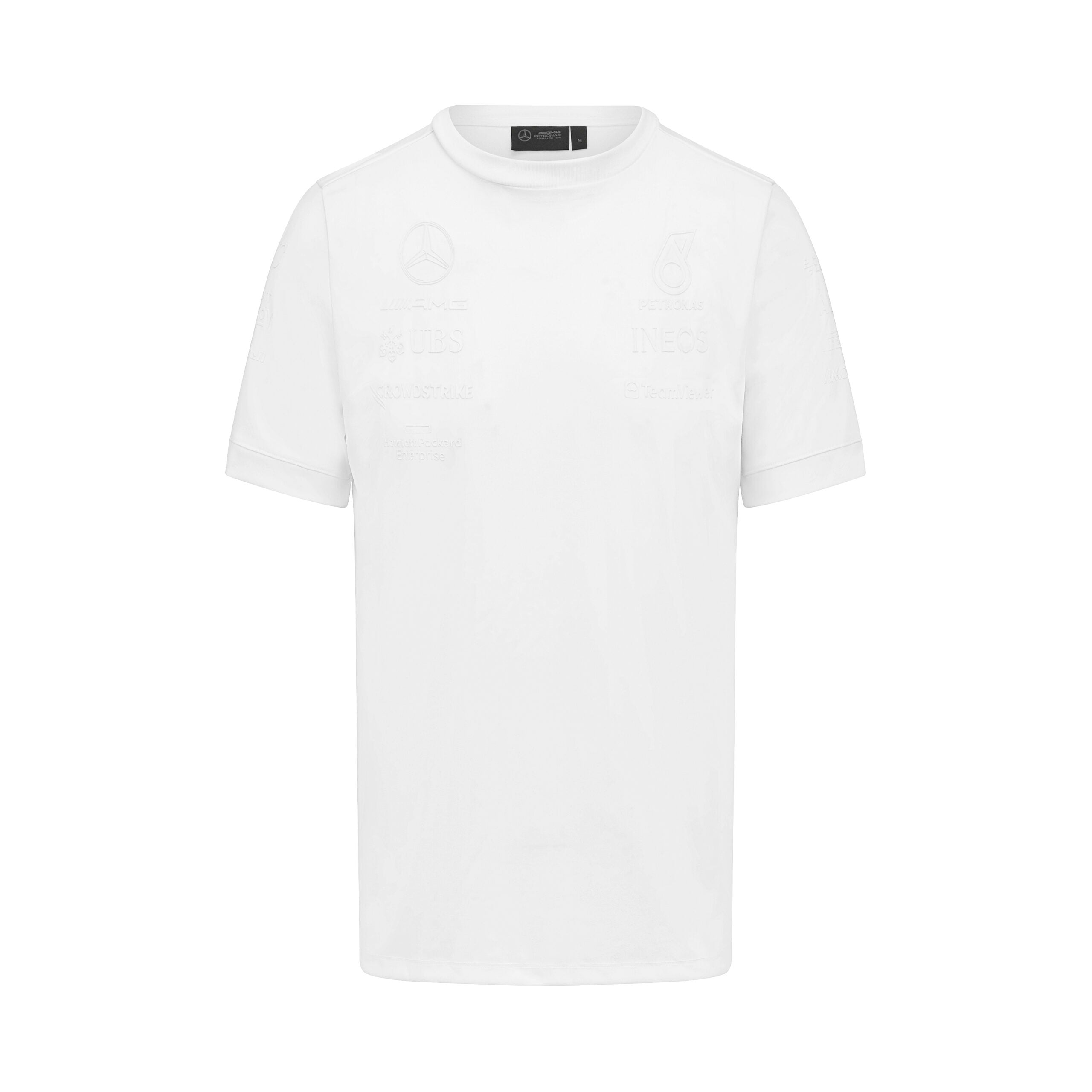 Mercedes AMG Petronas F1 2023 Team Stealth Tee Mens - White