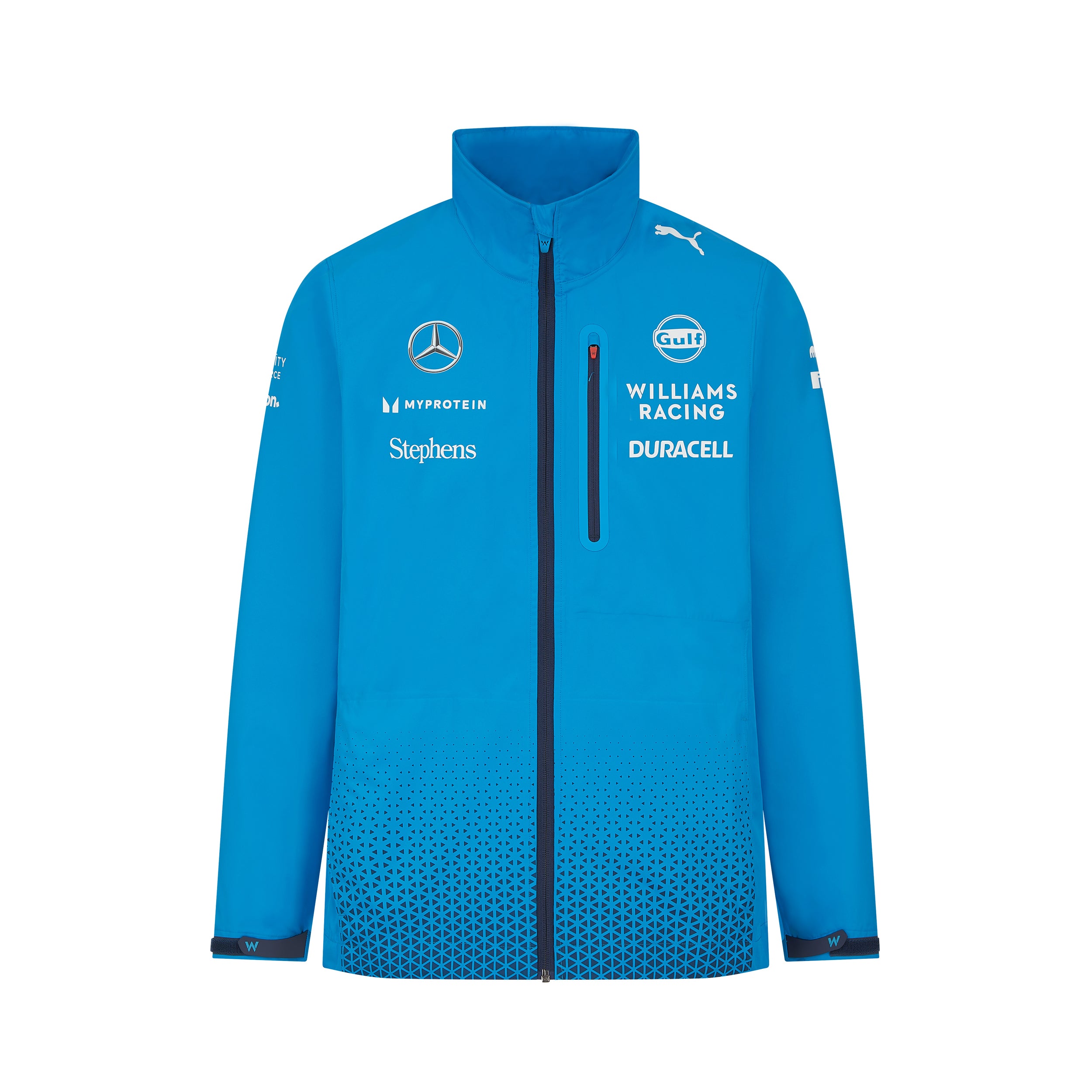 Williams Racing F1 Team 2024 Rain Jacket Mens - Blue
