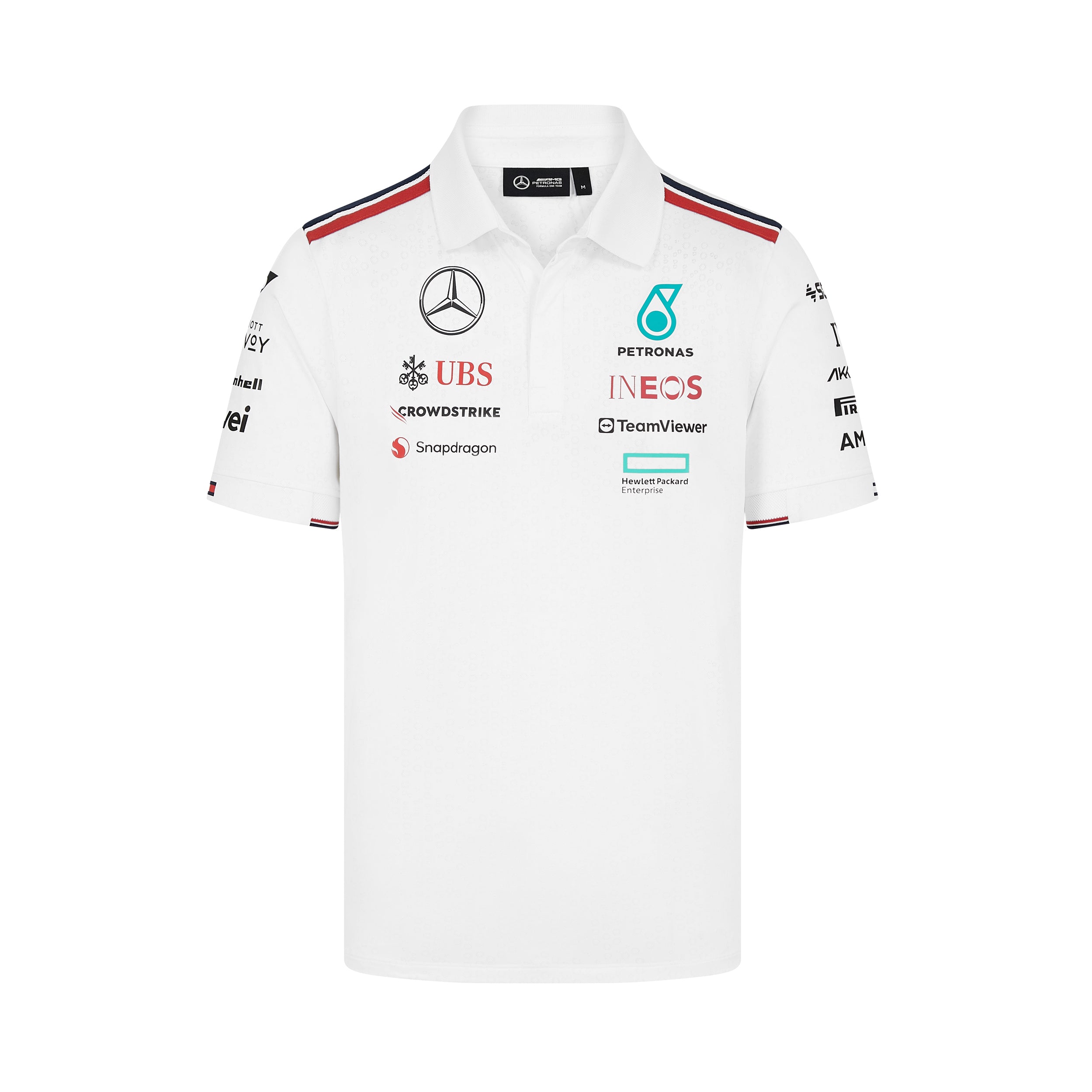 Mercedes AMG Petronas F1 Team 2024 Polo Mens - White