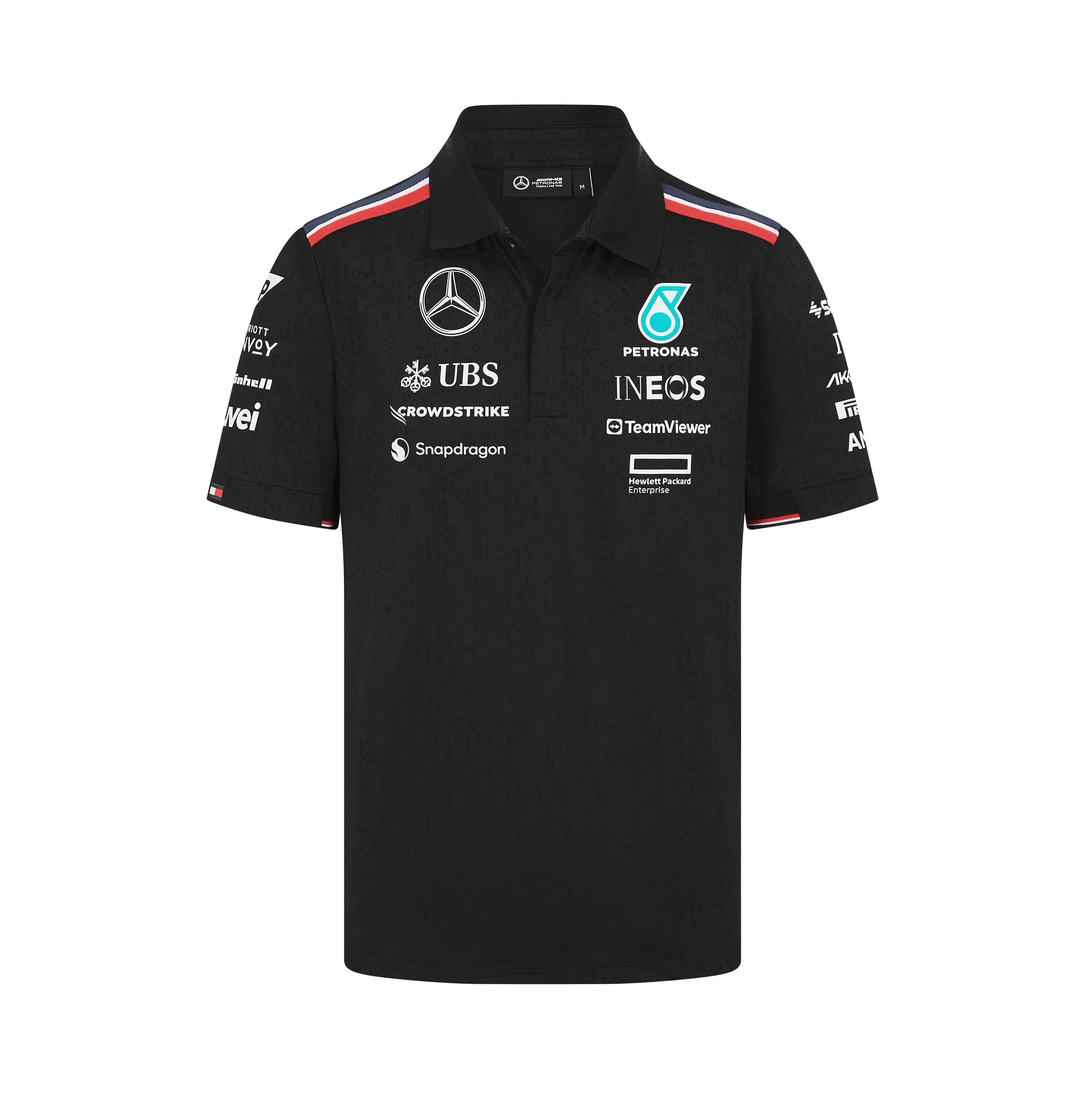 Mercedes AMG Petronas F1 Team 2024 Polo Mens - Black