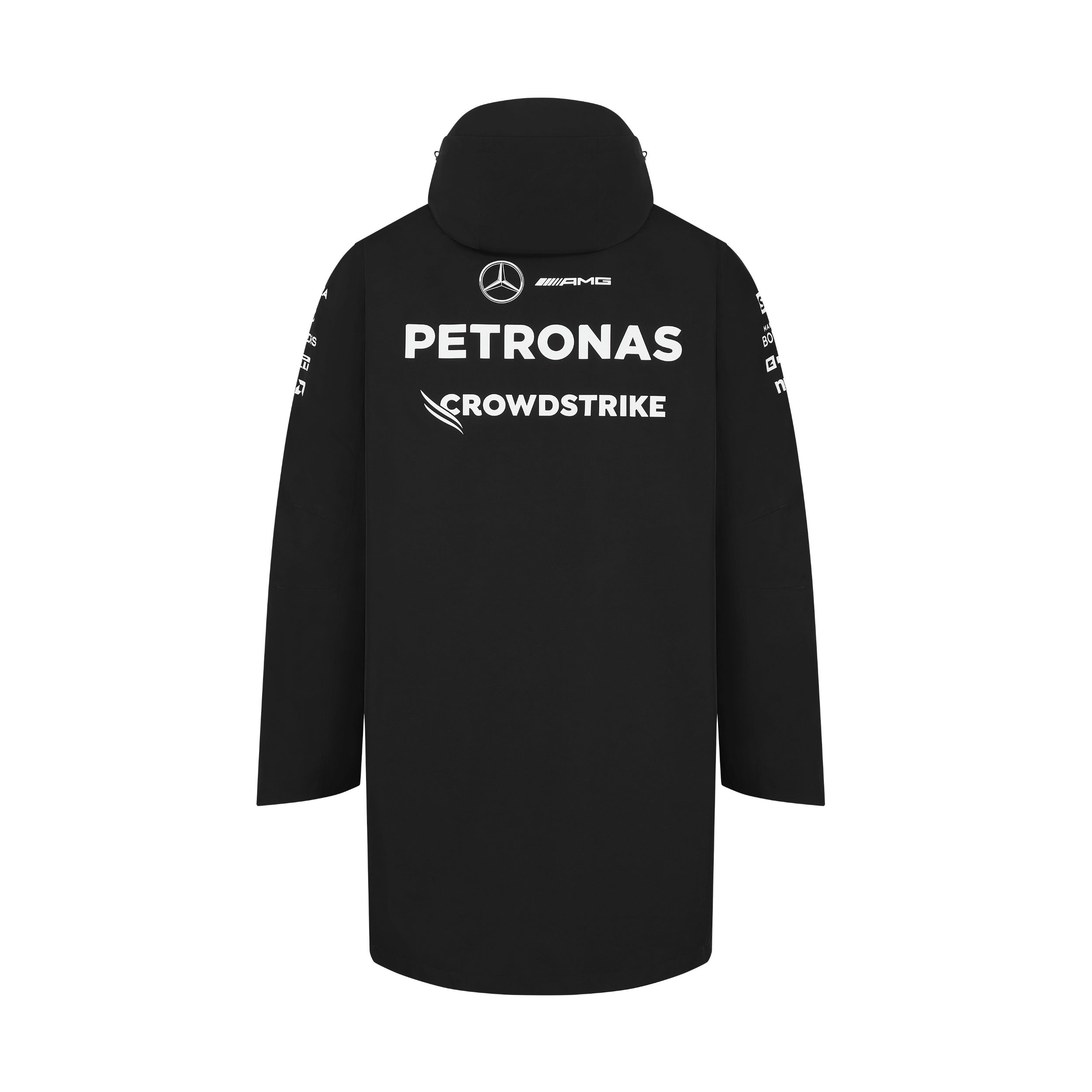 Mercedes AMG Petronas F1 Team 2024 Rain Jacket Mens - Black