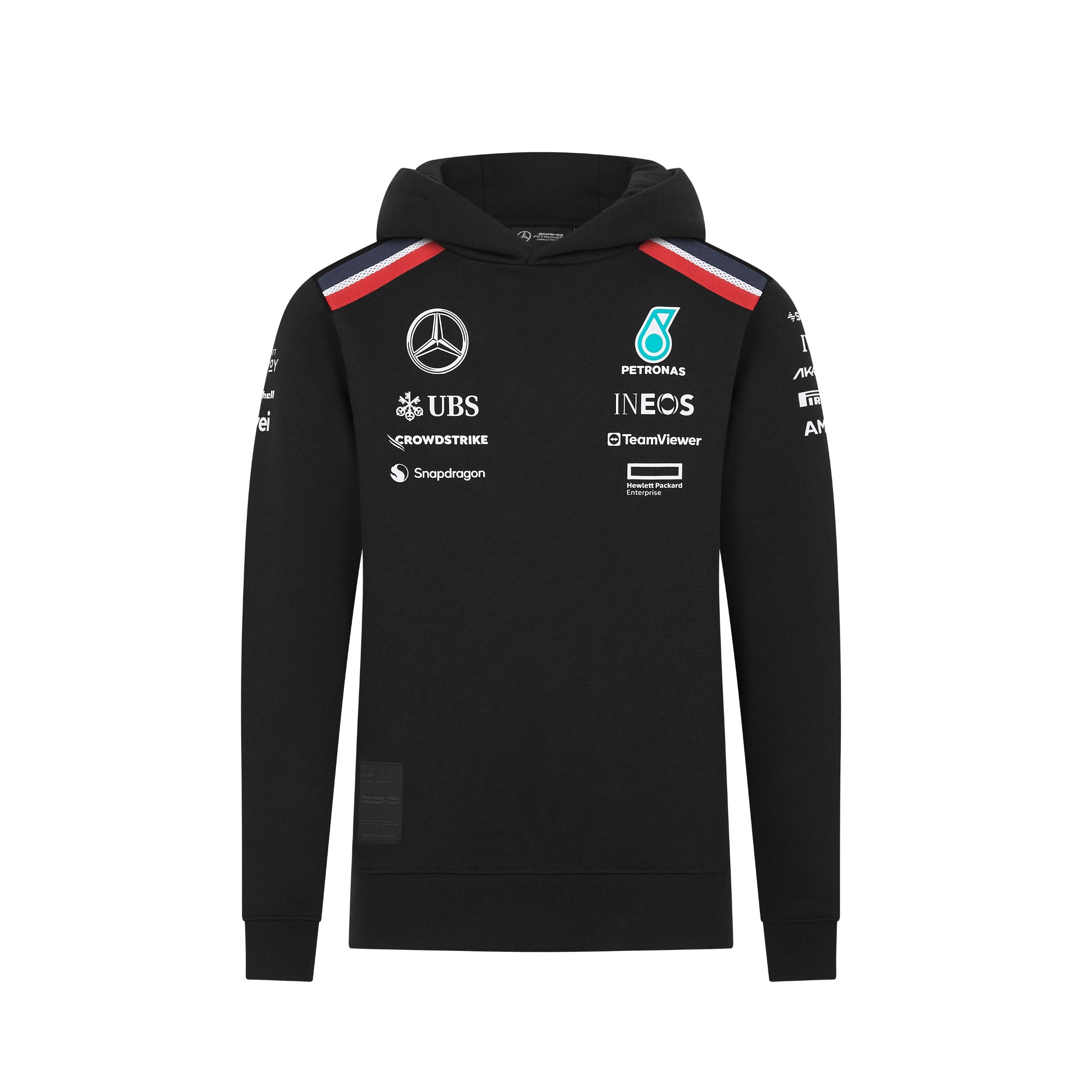 Mercedes AMG Petronas F1 Team 2024 Hoodie Kids - Black
