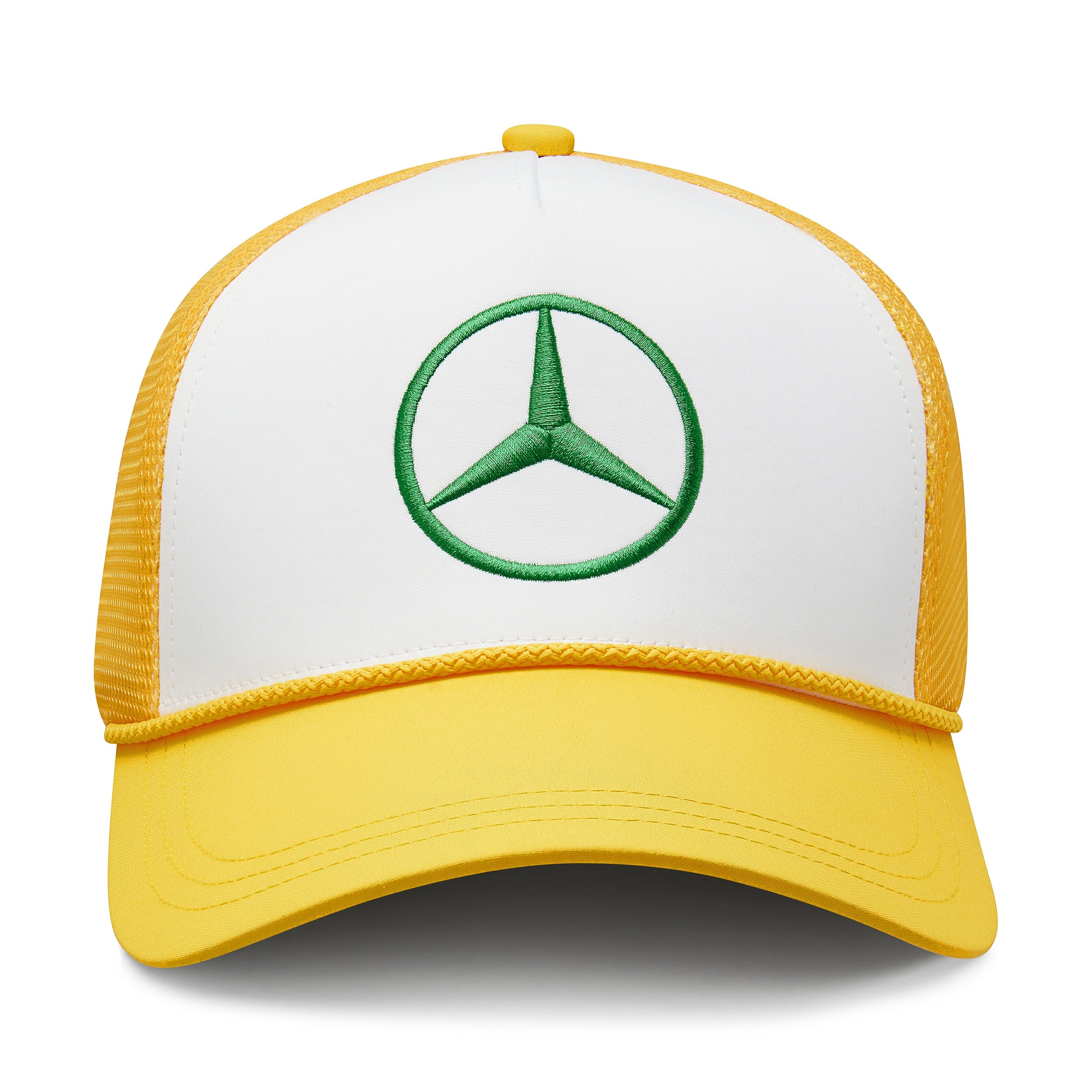 Mercedes AMG Petronas F1 Team 2024 Lewis Hamilton Special Edition Silverstone GP Cap Adults - Yellow