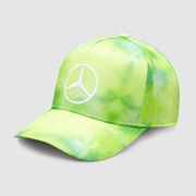 Mercedes AMG Petronas F1 Team 2024 Lewis Hamilton Special Edition Brazil Cap Adults - Green