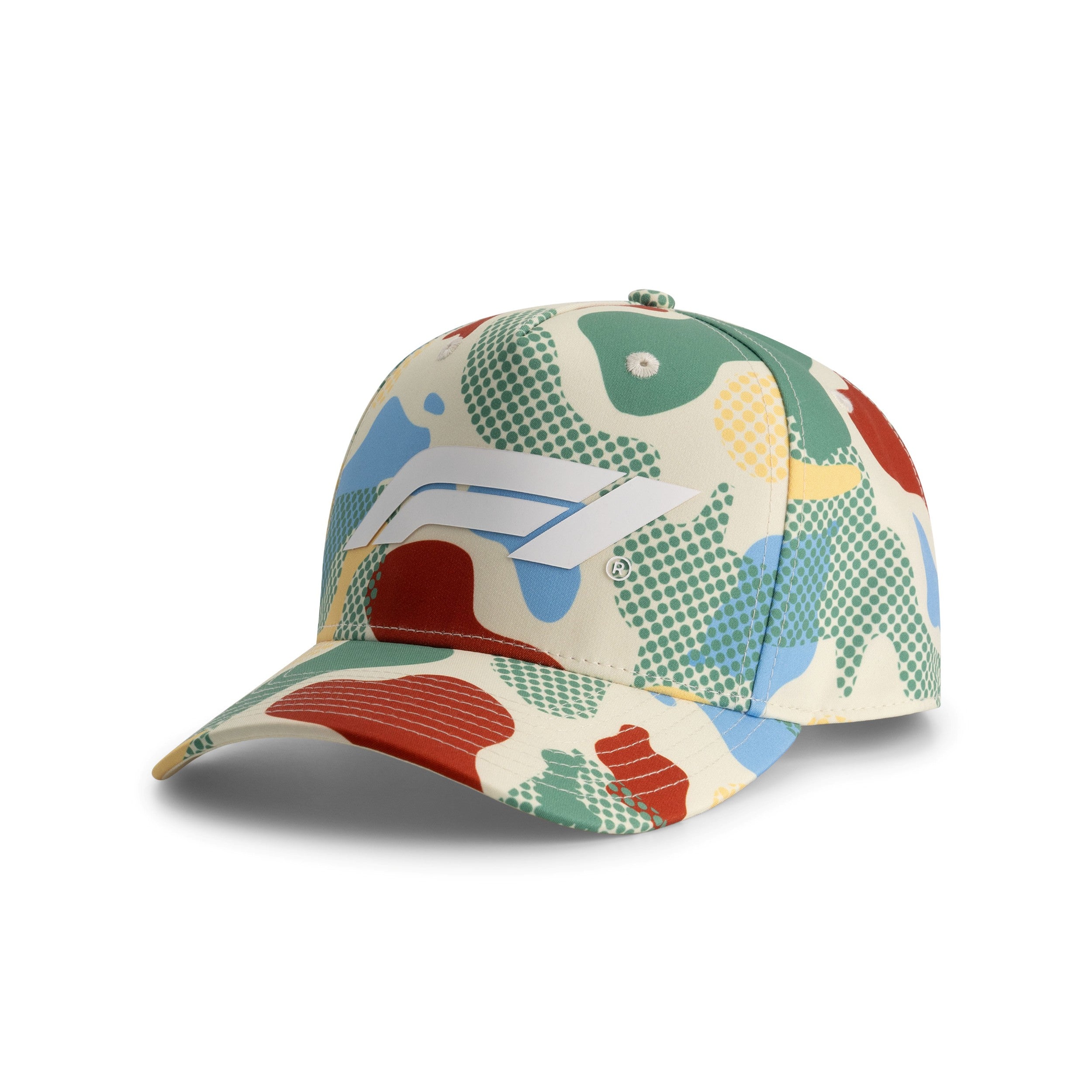 F1 Camo Baseball Cap Adults - Cream