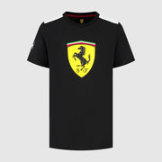 Scuderia Ferrari F1 Large Shield Tee Kids - Black