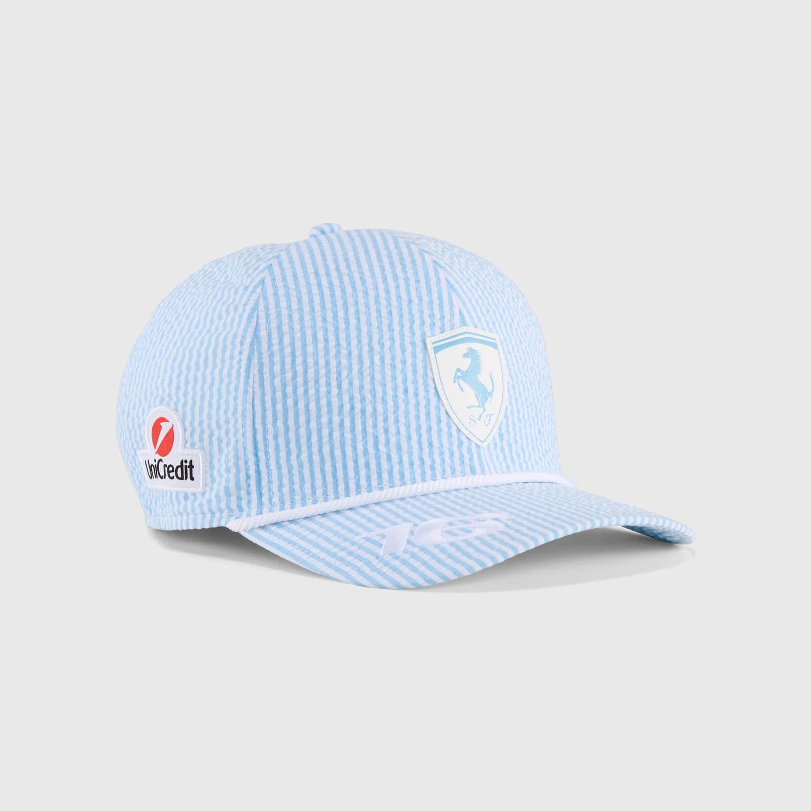 Scuderia Ferrari F1 Team 2025 Special Edition Monaco Leclerc Low Curve Cap Adults - Puma White/Lazor Blue