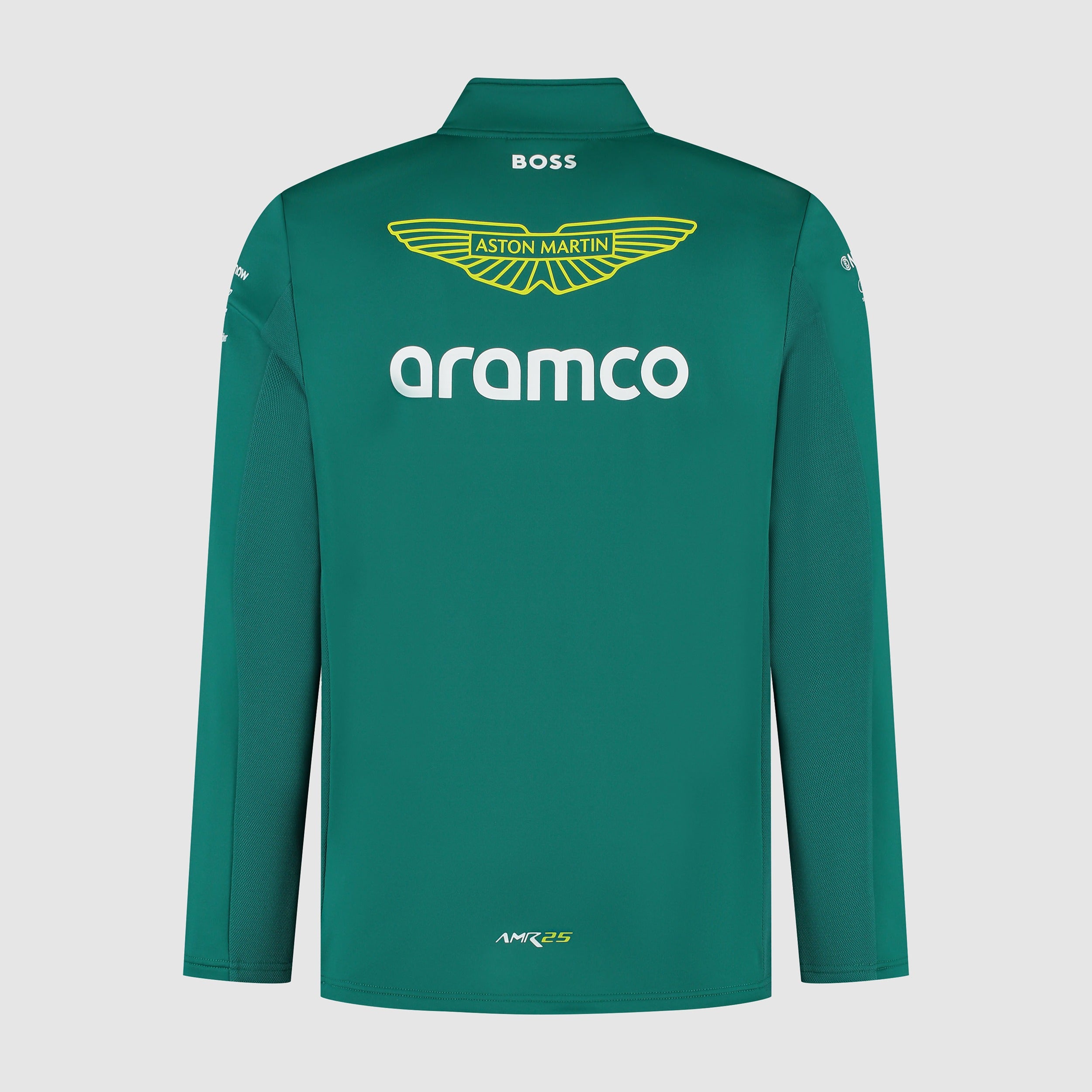 Aston Martin F1 Team 2025 Quarter Zip Mens - Green