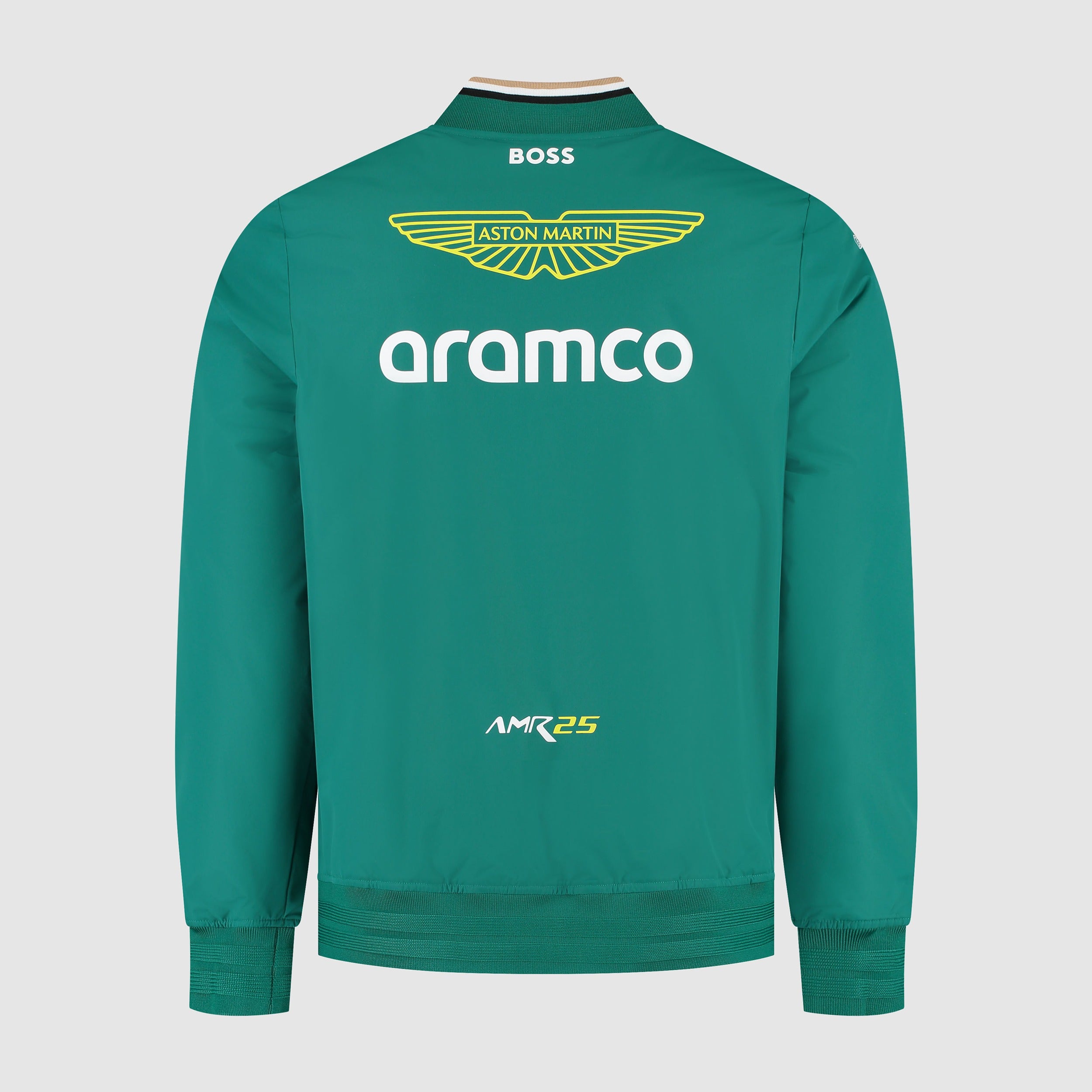 Aston Martin F1 Team 2025 Bomber Jacket Mens - Green