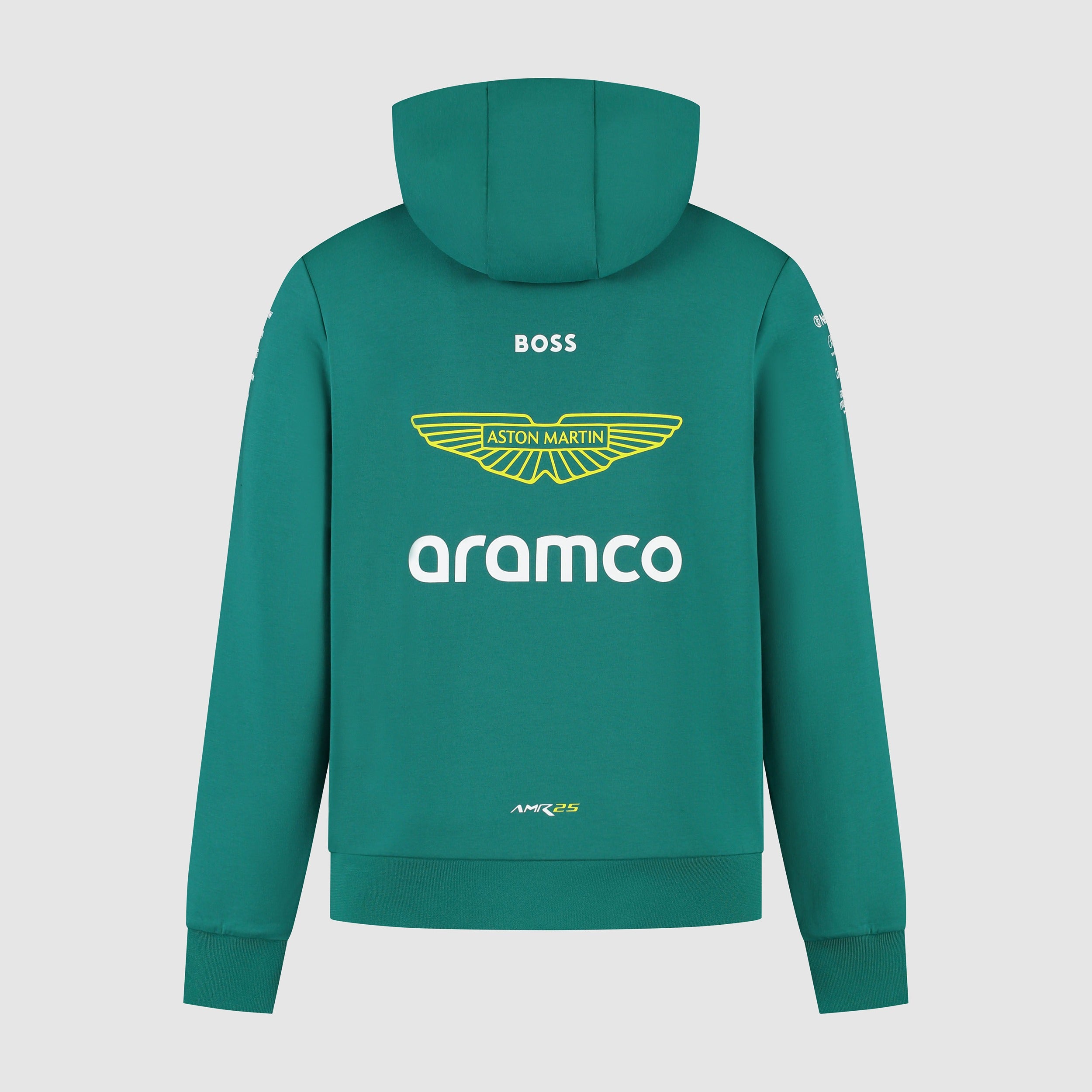 Aston Martin F1 Team 2025 Drivers Hoodie Mens - Green