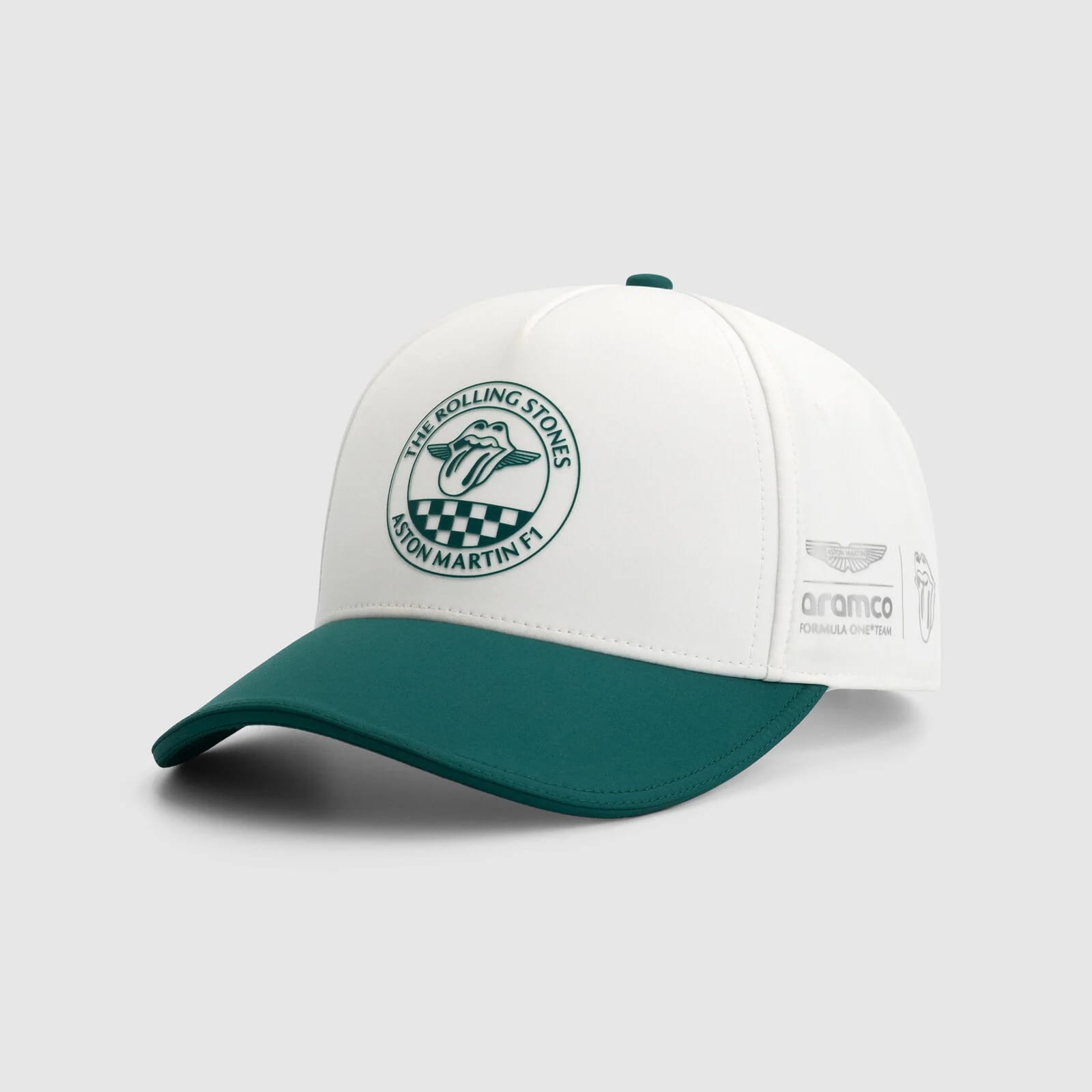 Aston Martin F1 Special Edition Rolling Stones Cap Adults - White