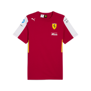 Scuderia Ferrari F1 Team 2025 Le Mans 24H Tee Mens - Dark Cherry