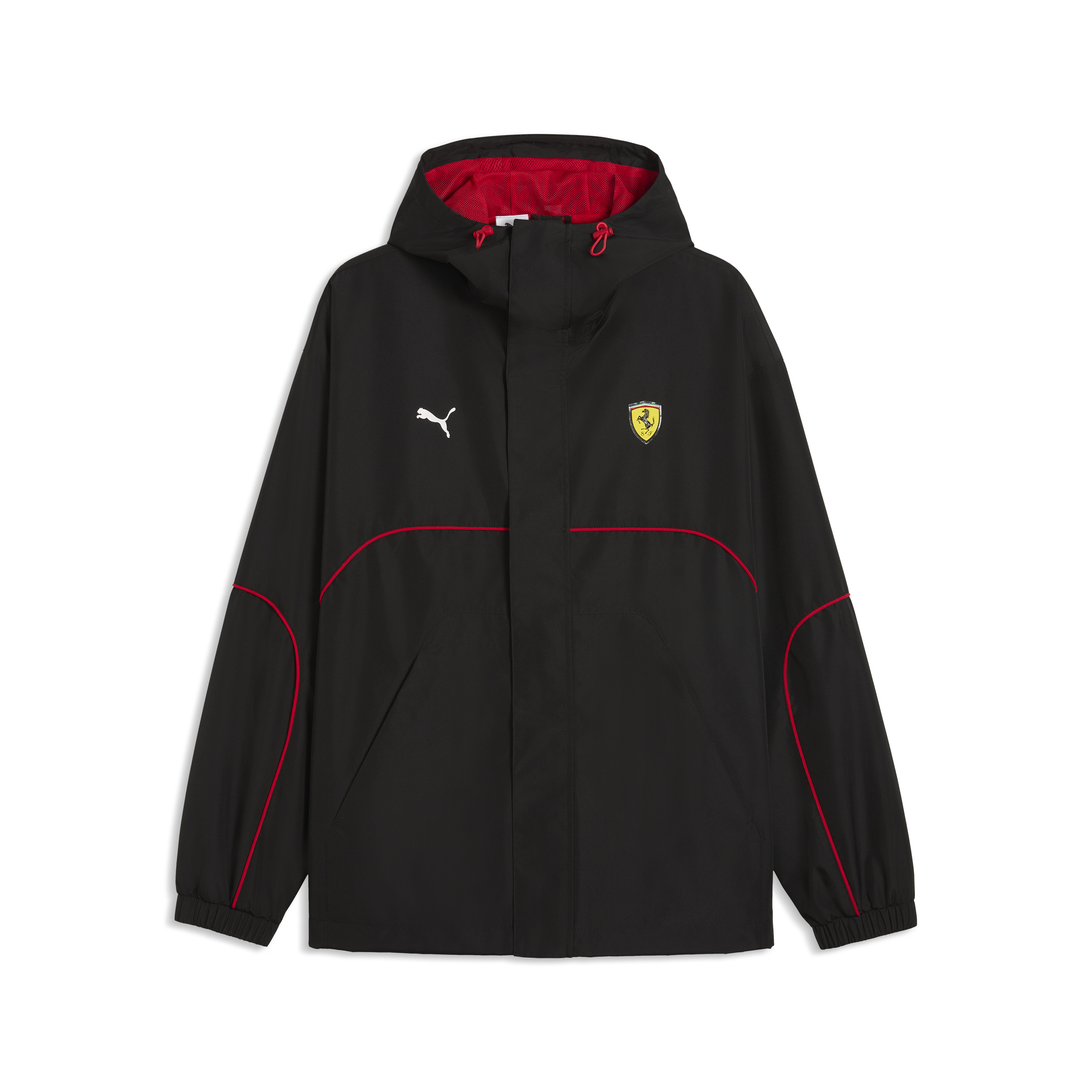 Scuderia Ferrari F1 Rain Jacket Mens - Black