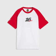 Scuderia Ferrari F1 Leclerc Tee Mens - White/Red