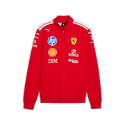 Scuderia Ferrari F1 Team 2026 T7 Half Zip Mens - Red