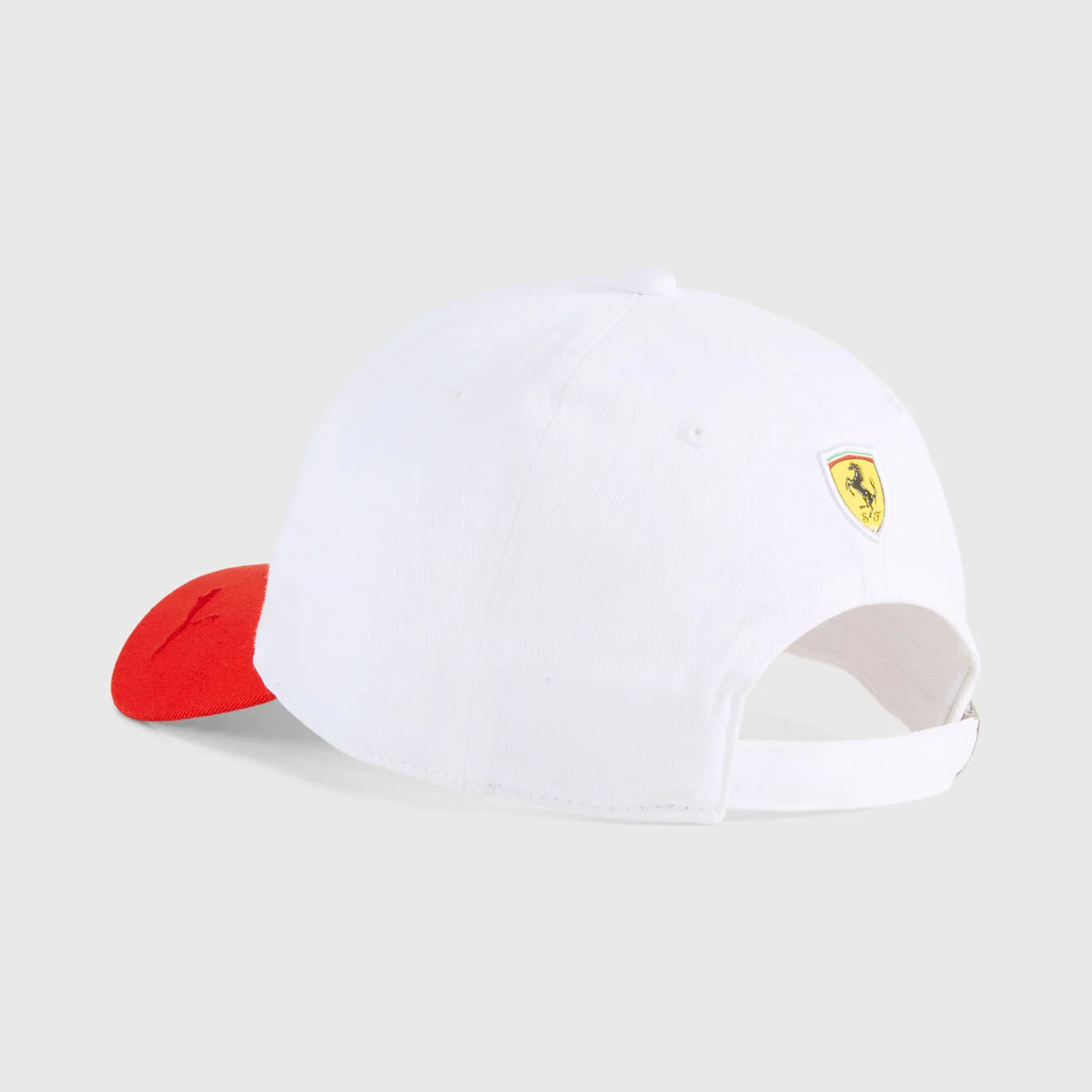 Scuderia Ferrari F1 Graphic Baseball Cap Unisex - White/Red
