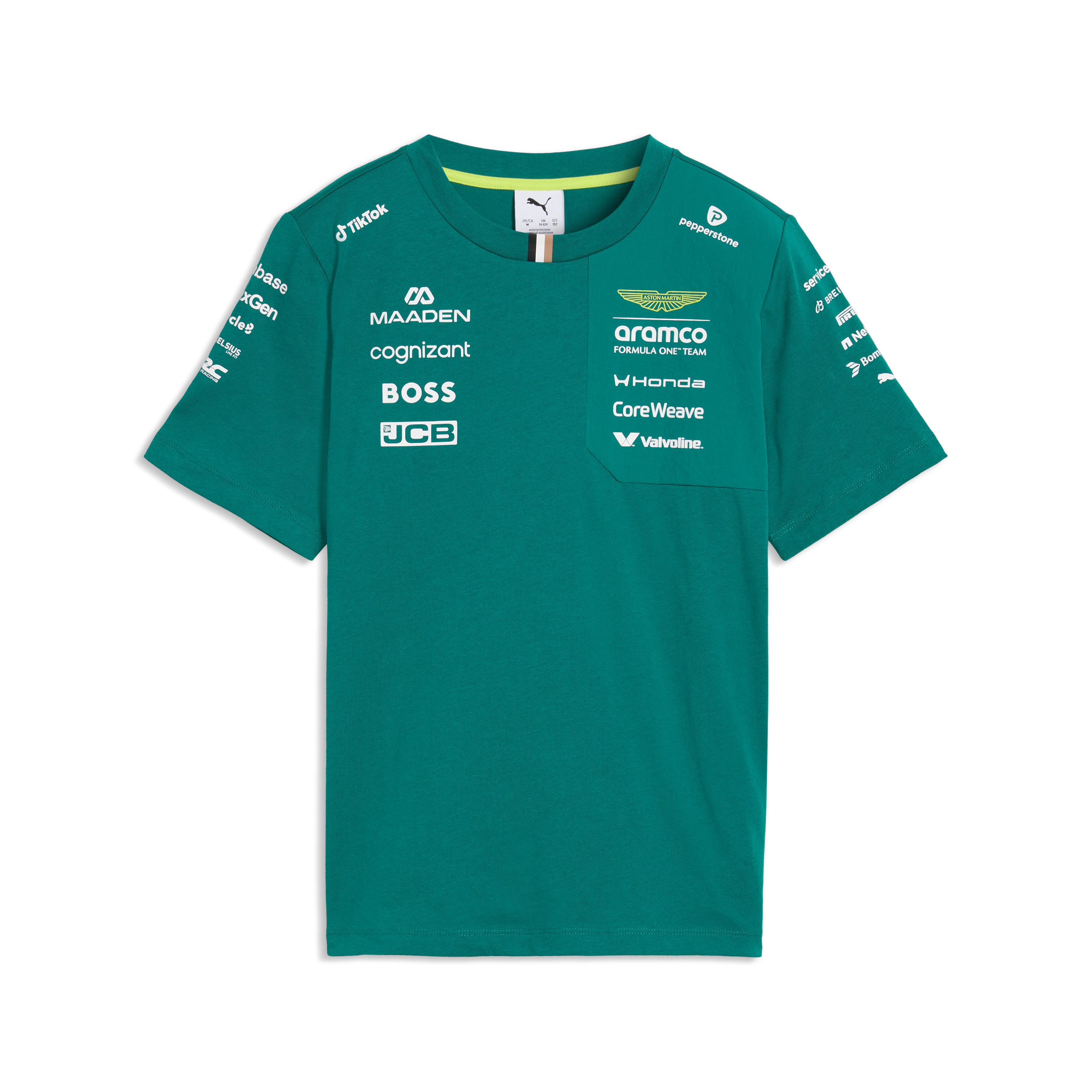 Aston Martin F1 Team 2026 Tee Kids - Green Lux