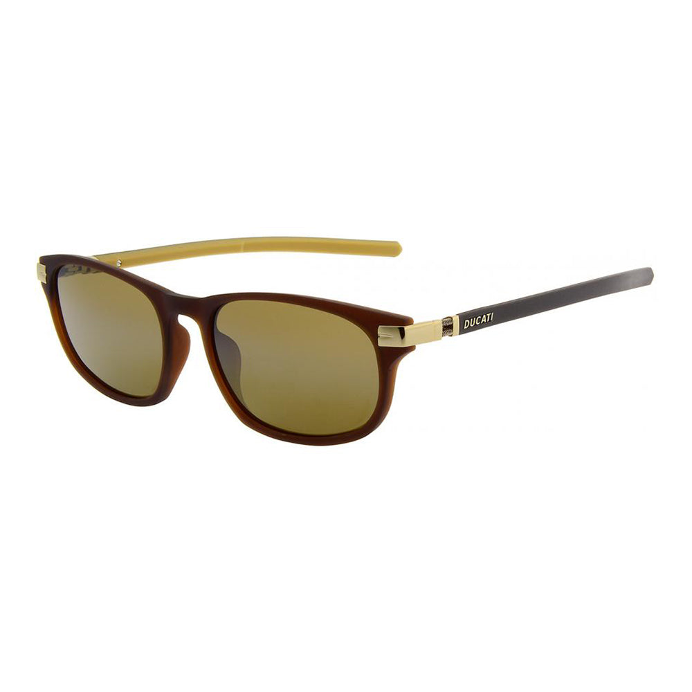 Ducati Plastic Full Rim Sunglasses - Dark Brown