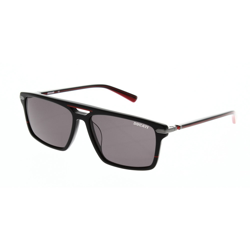 Ducati Plastic Full Rim Sunglasses - Black/Red