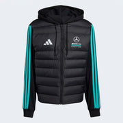 Mercedes AMG Petronas F1 DNA Puffer Jacket Mens - Black