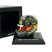 LookSmart Scuderia Ferrari F1 Charles Leclerc 2024 Italian GP Mini Helmet 1:5 Scale - Black