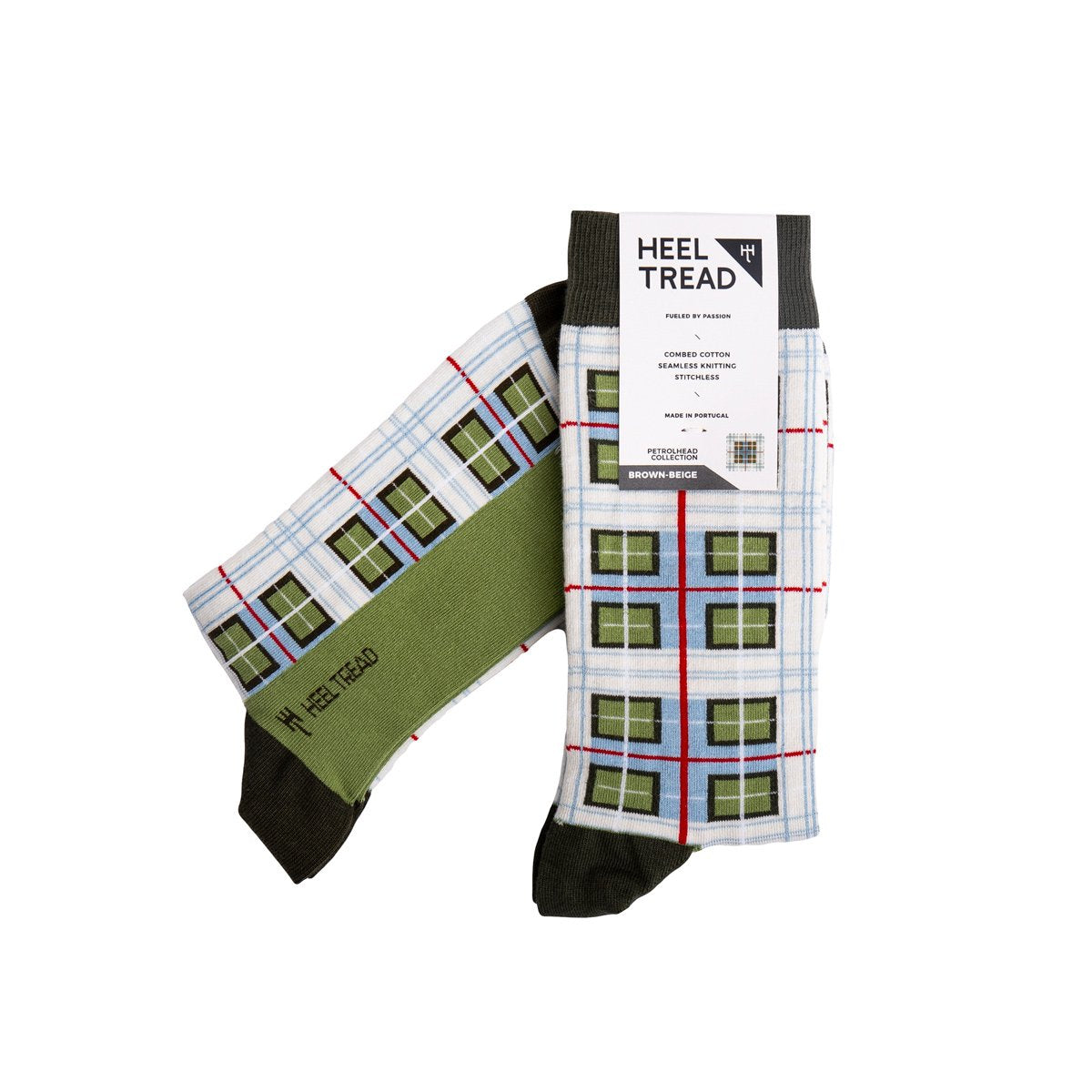 930 Brown-Beige Socks