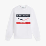 Cadillac F1 X Tommy Hilfiger Chevron Crew Mens - White