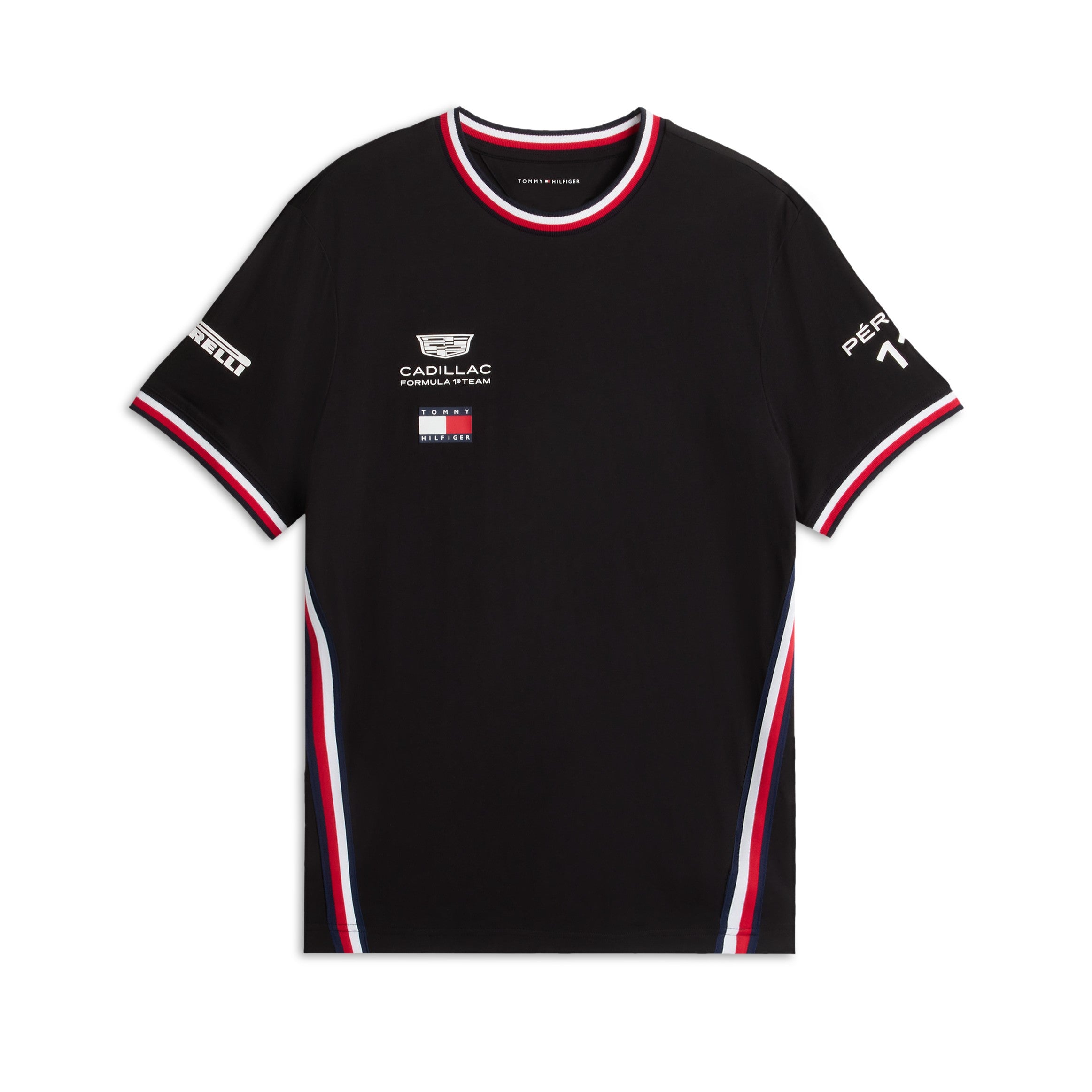 Cadillac F1 Team 2026 X Tommy Hilfiger Perez Tee Mens - Black