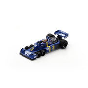 Spark Tyrrell F1 P34 Jody Scheckter No.3 1976 Sweden GP Winner Model Car Adults - Blue - 1:43 Scale