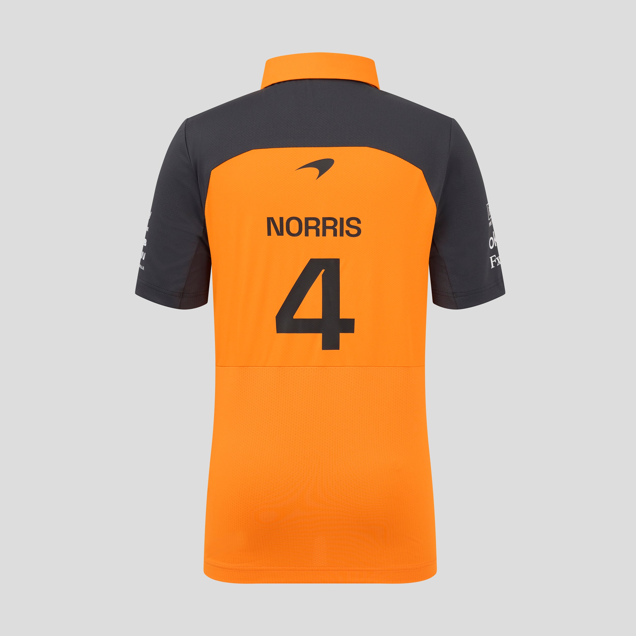 McLaren Racing F1 Official Team 2025 Polo Shirt Lando Norris Kids - Papaya