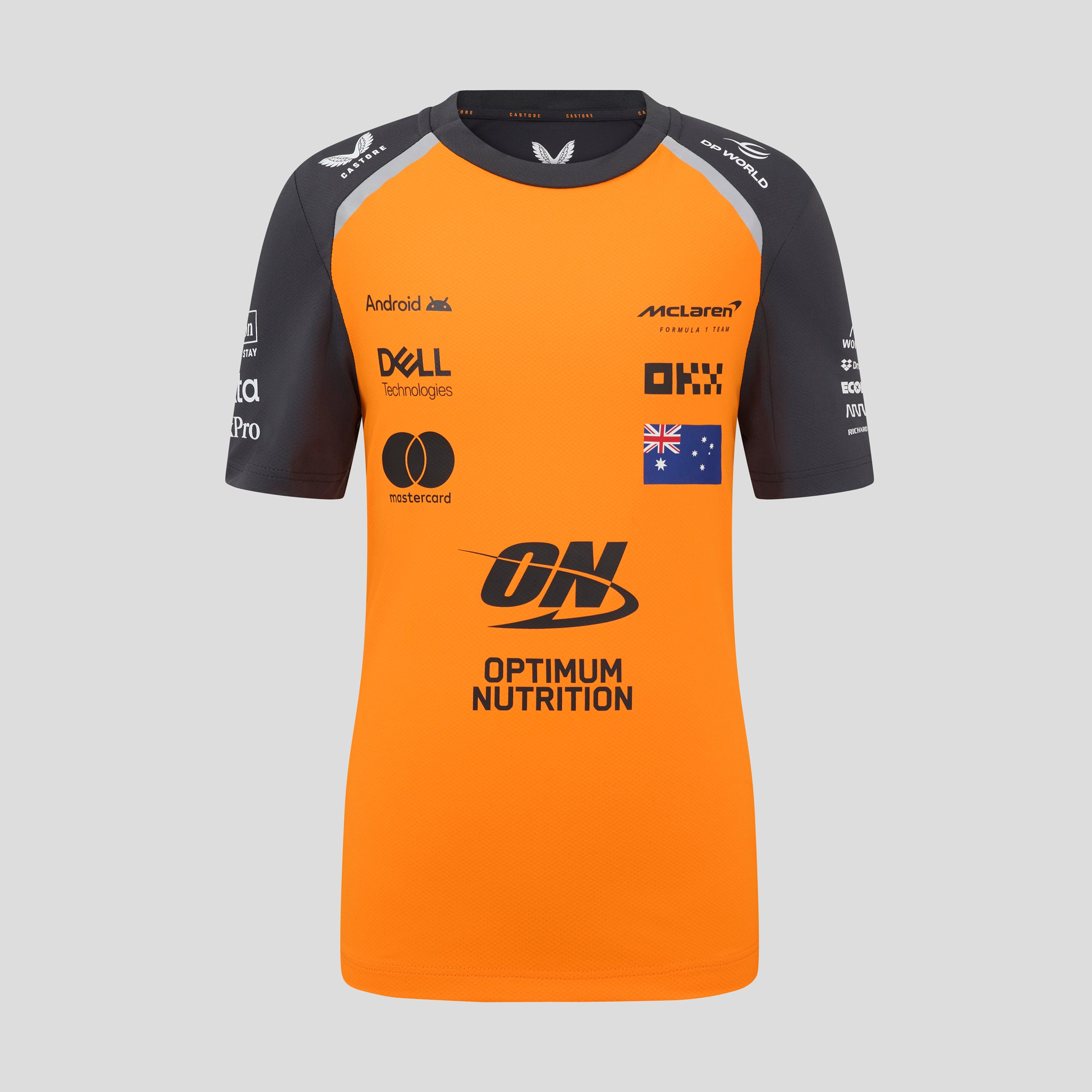 McLaren Racing F1 Official Team 2025 Set Up T-Shirt Oscar Piastri Kids - Papaya