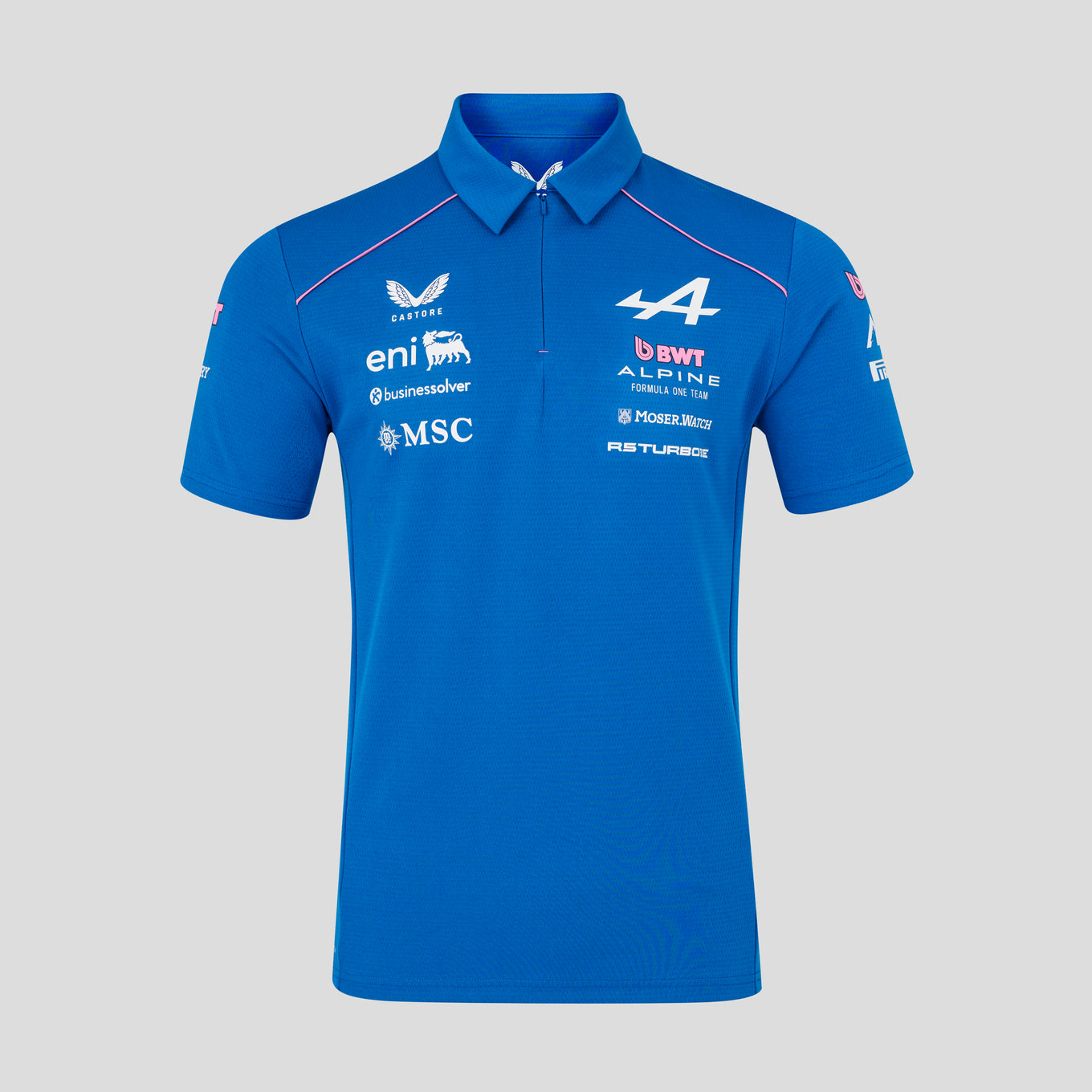 Alpine F1 Team 2026 Short Sleeve Polo Mens - Lapis Blue