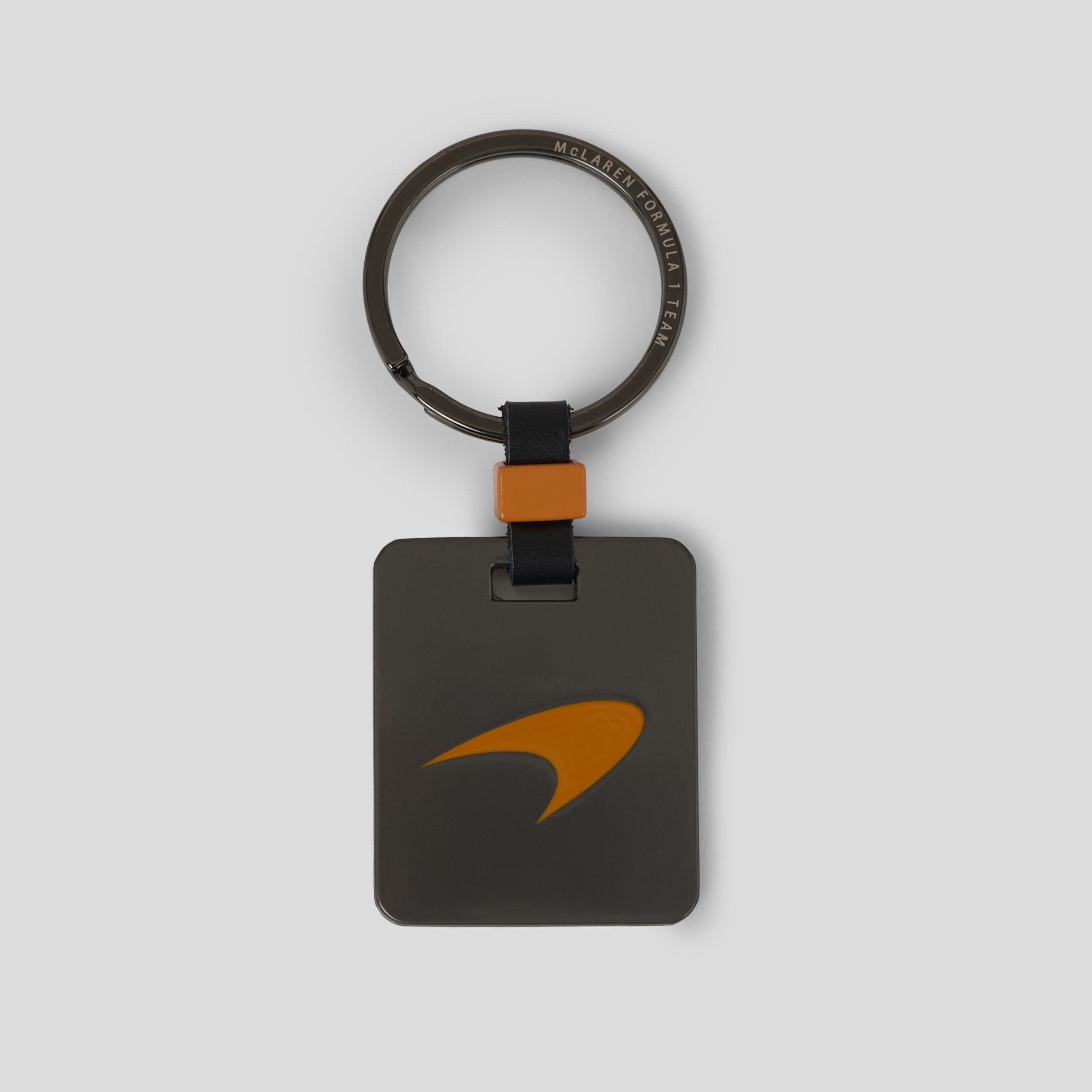 McLaren Racing F1 F1 Speedmark Keyring Unisex - Gunmental Silver